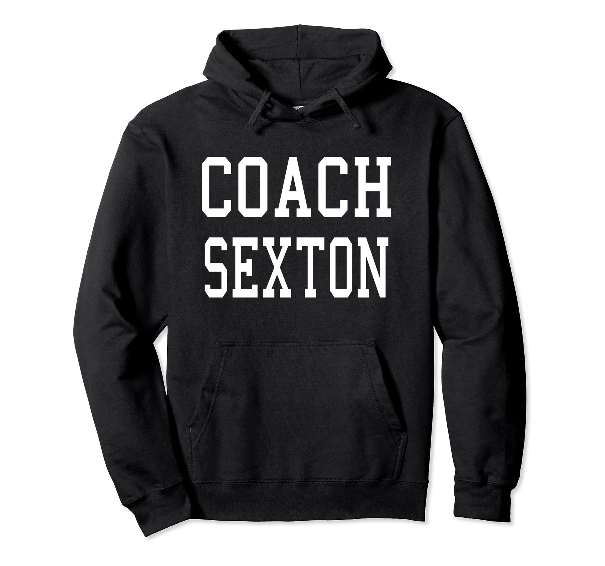 Coach Sexton Custom Football Soccer Hoodie - Graphic Print for Adults - T-Shirt, Sweatshirt, Hoodie