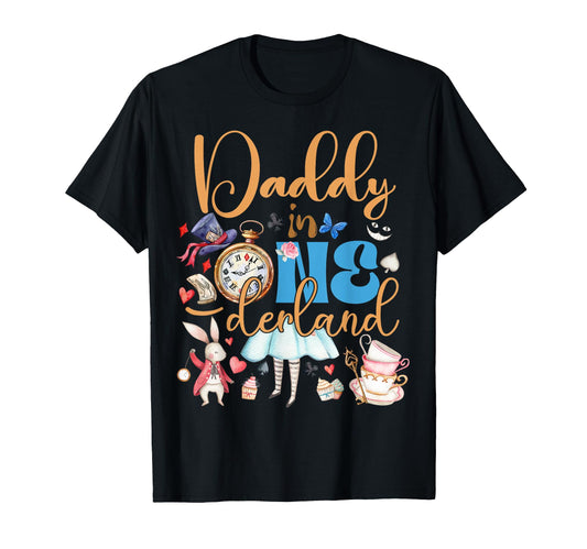 Alice Daddy Onederland Birthday T-Shirt - Aesthetic Graphic Men Women - T-Shirt, Sweatshirt, Hoodie