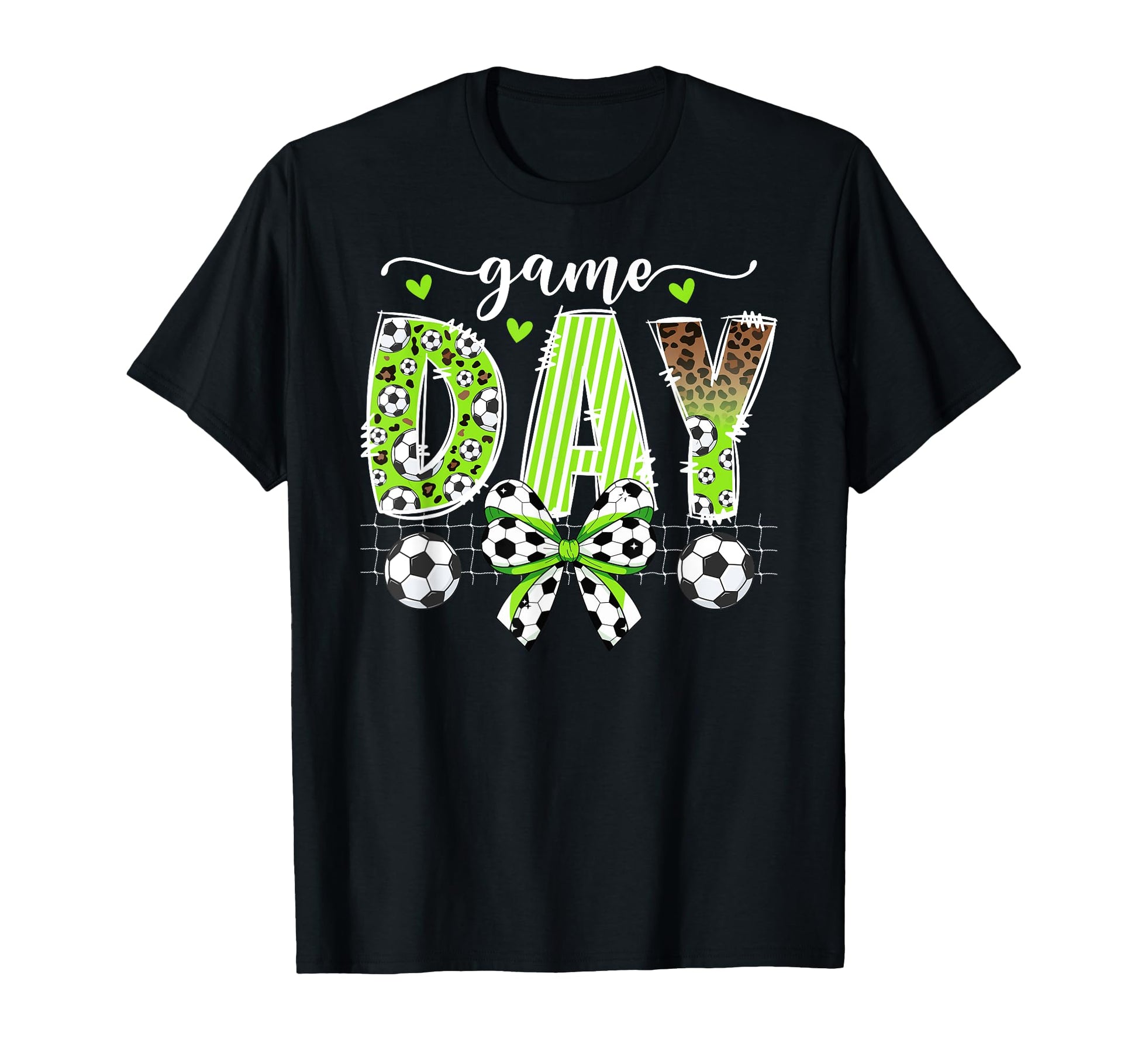 Game Day Soccer Coquette Soccer Game T-Shirt - Novelty Apparel for Adults - T-Shirt, Sweatshirt, Hoodie