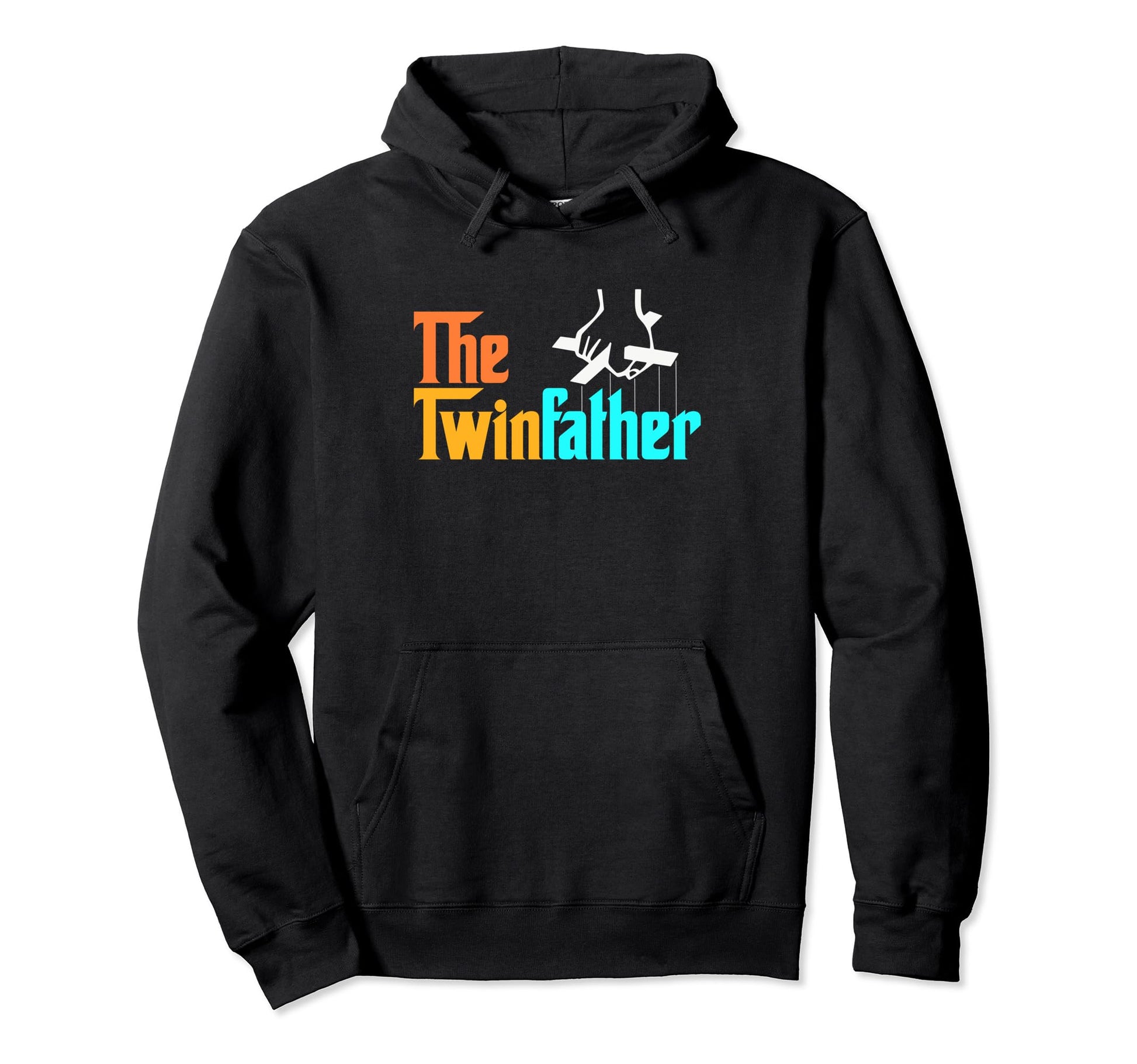 Twinfather Funny Father Twins Funny Hoodie - Fun Novelty Design for Adults - T-Shirt, Sweatshirt, Hoodie