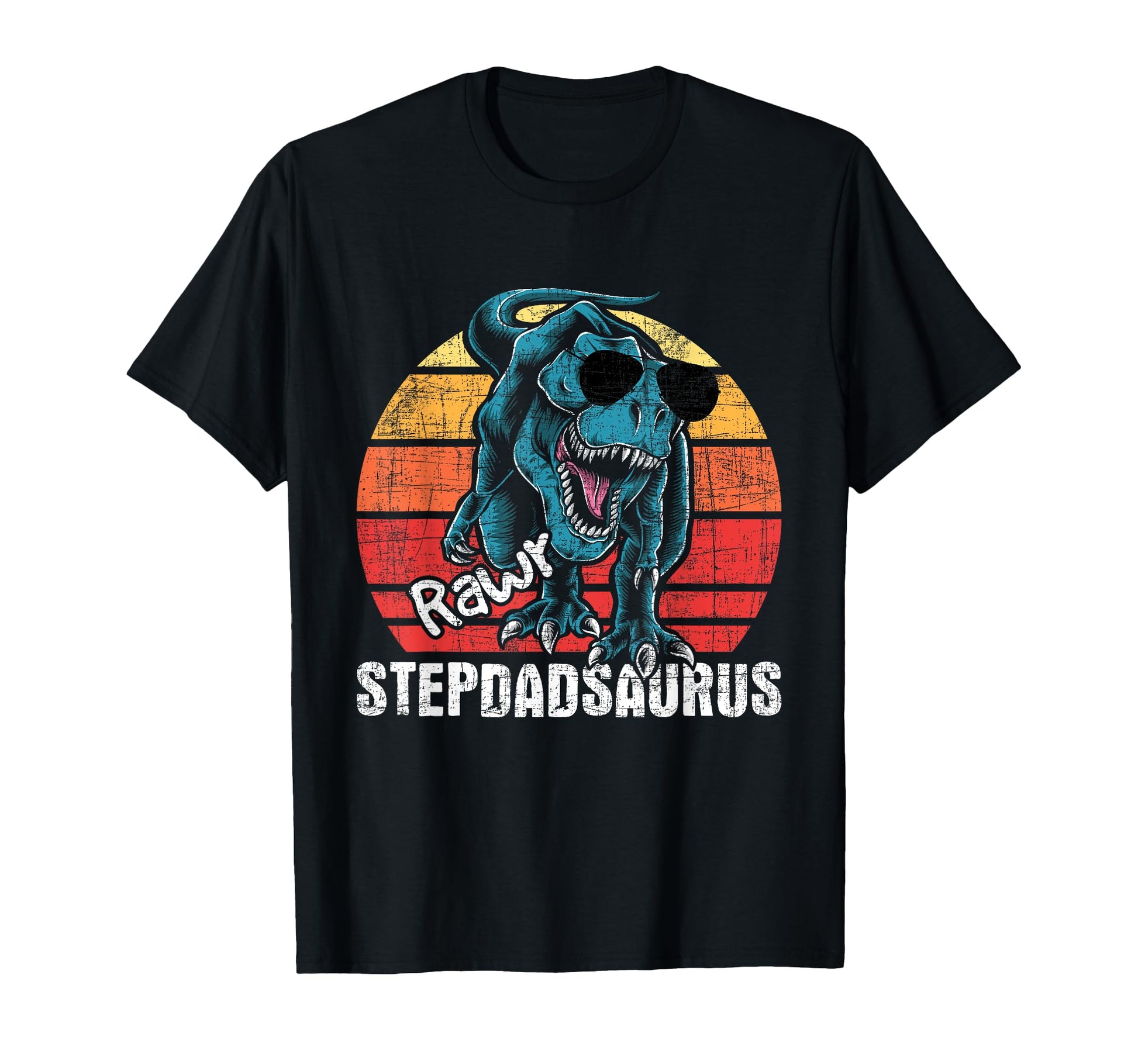 Stepdadsaurus Stepdad Stepfather T-Shirt - Aesthetic Graphic Men Women - T-Shirt, Sweatshirt, Hoodie