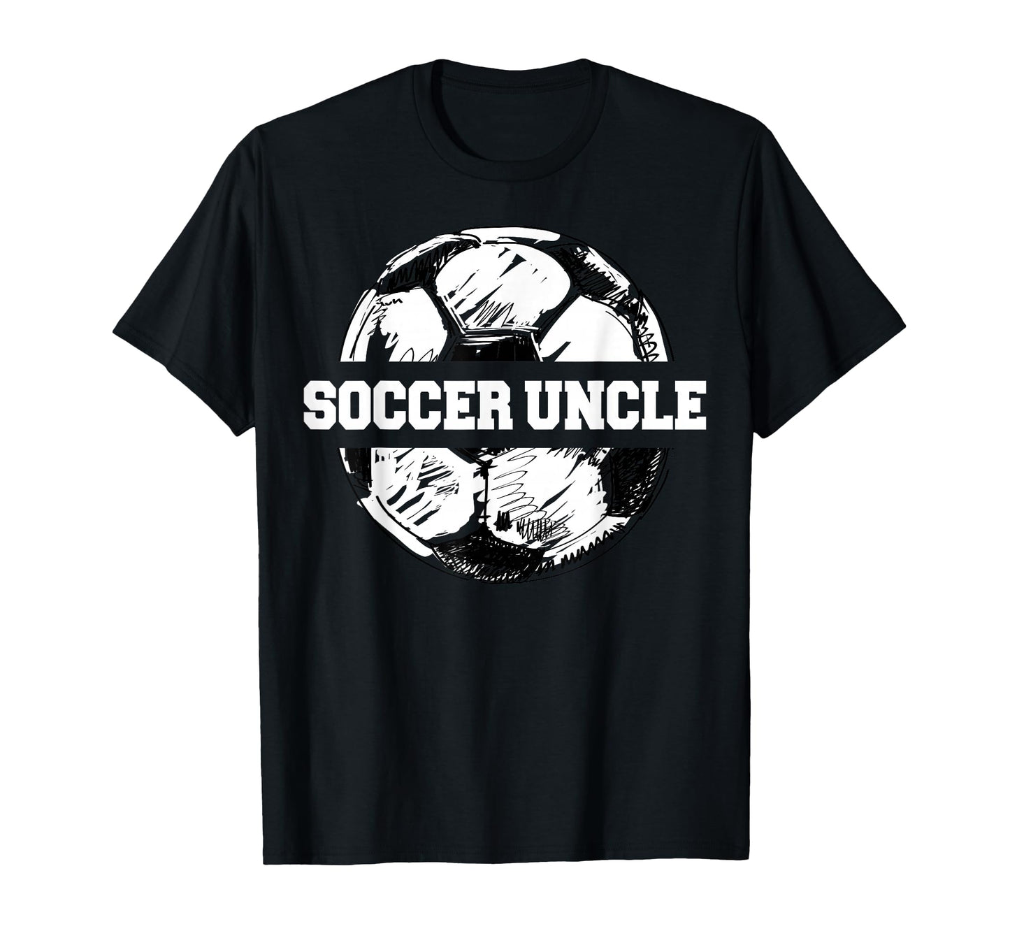 Soccer Uncle Funny Sketch Split T-Shirt - Streetwear Style for Adults - T-Shirt, Sweatshirt, Hoodie
