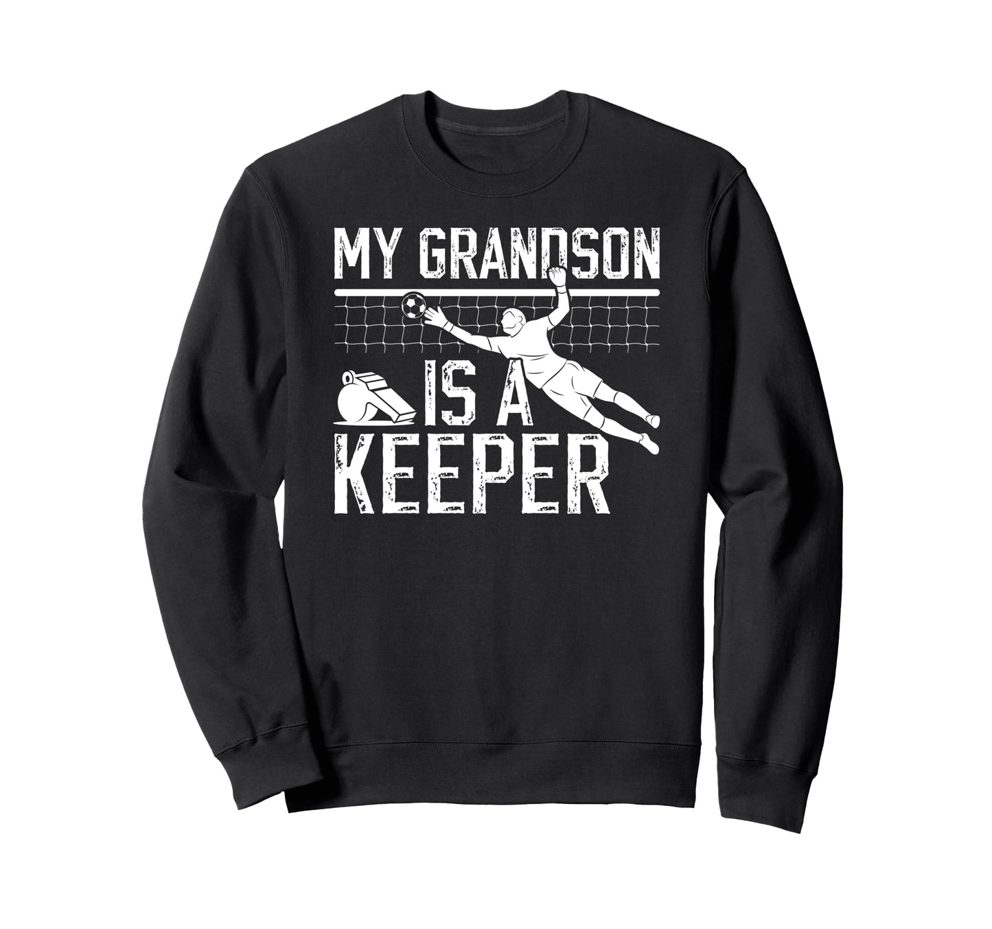 Proud Soccer Keeper Pop Pop Sweatshirt - Minimalist Print Men Women - T-Shirt, Sweatshirt, Hoodie