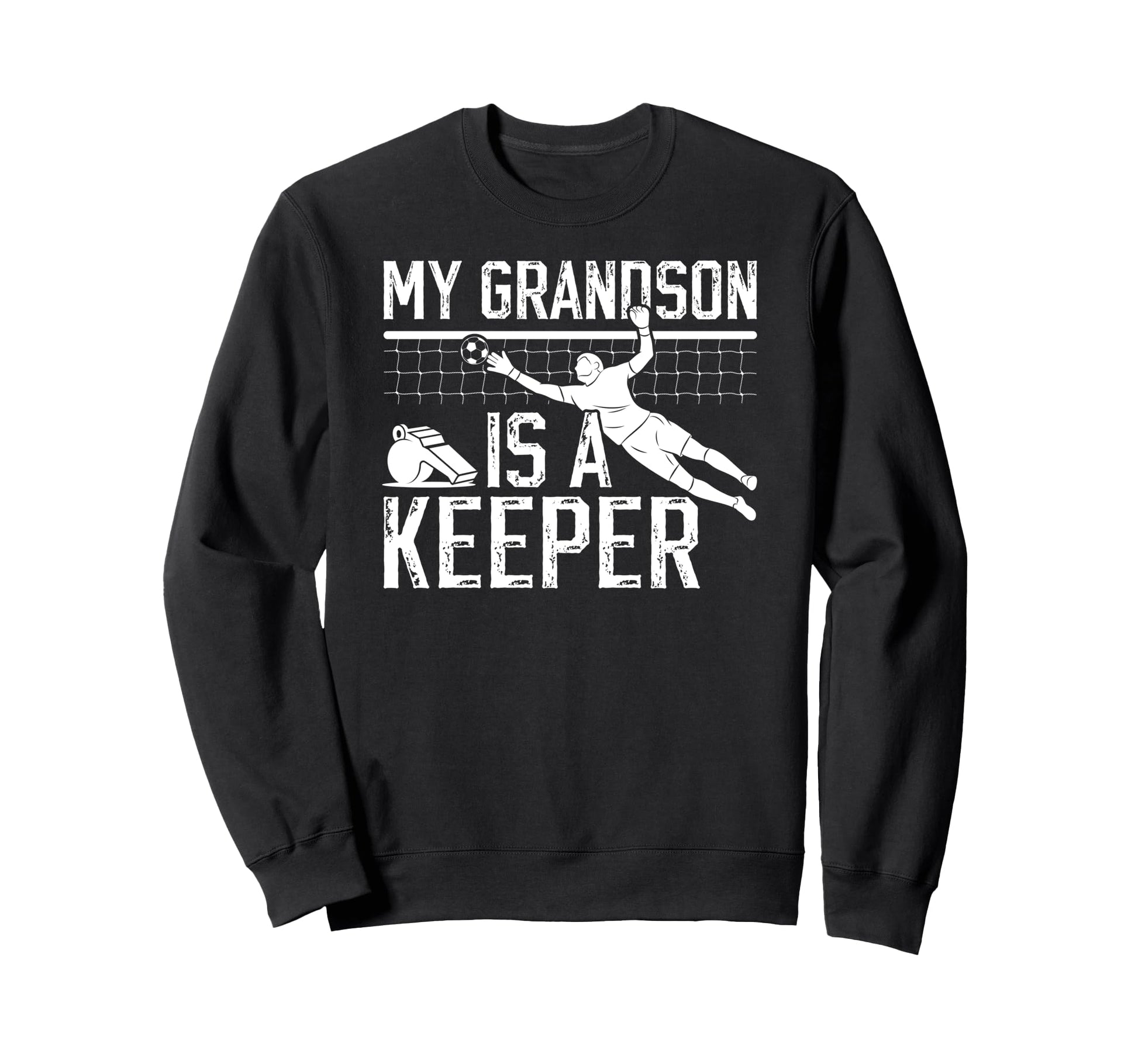 Proud Soccer Keeper Pop Pop Sweatshirt - Minimalist Print Men Women - T-Shirt, Sweatshirt, Hoodie