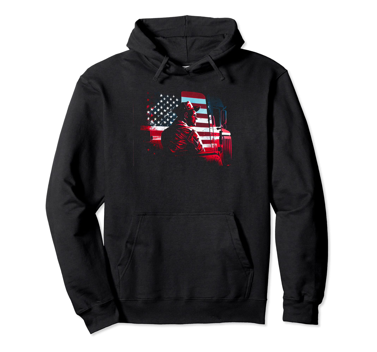 Funny Trucker American Big Rigs Diesel Hoodie - Trendy Graphic Men Women - T-Shirt, Sweatshirt, Hoodie