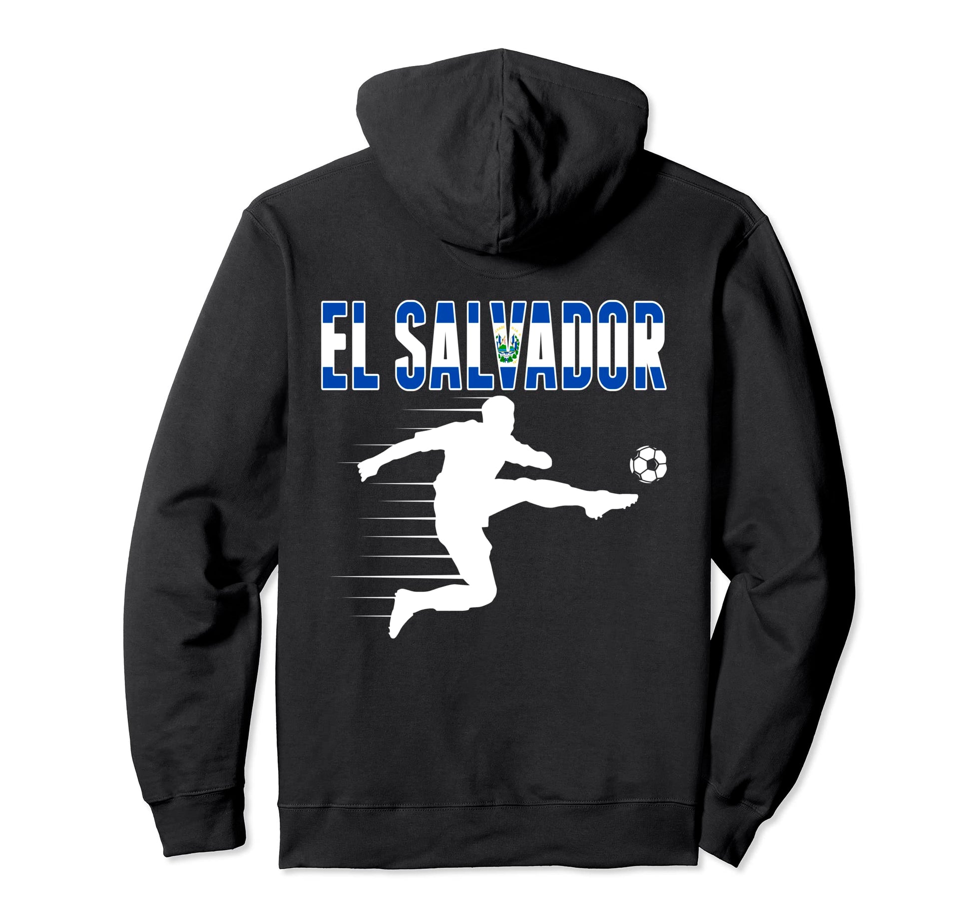 El Salvador Soccer Fans Proud Hoodie - Casual Everyday Wear for Adults - T-Shirt, Sweatshirt, Hoodie