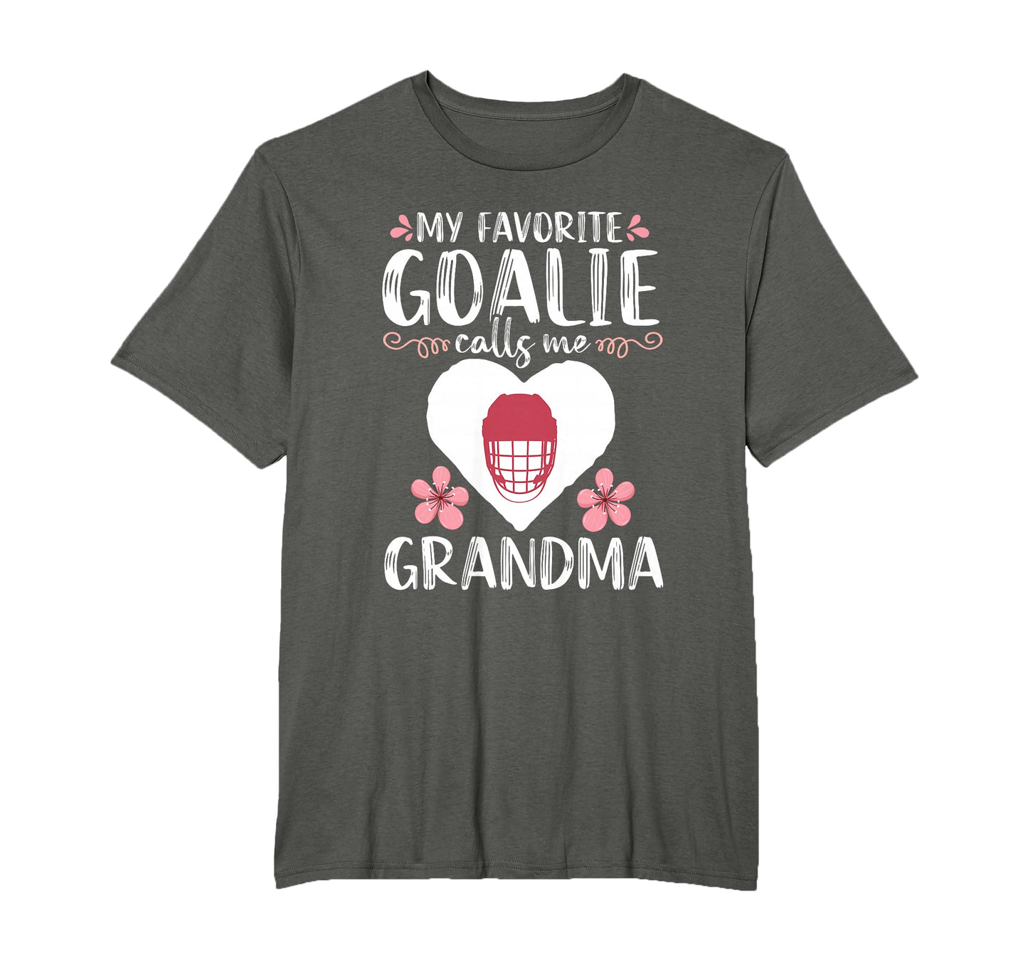 My Favorite Goalie Calls Me Grandma T-Shirt - Custom Art Print for Adults - T-Shirt, Sweatshirt, Hoodie