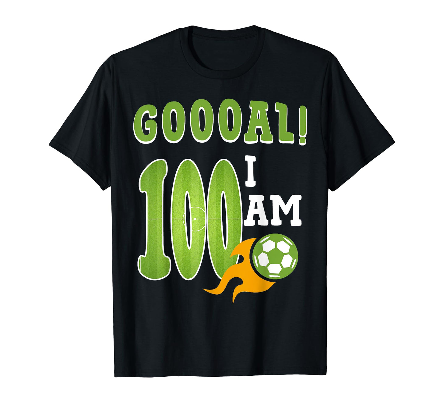 100Th Birthday Soccer Im 100 Year T-Shirt - Aesthetic Graphic for Adults - T-Shirt, Sweatshirt, Hoodie