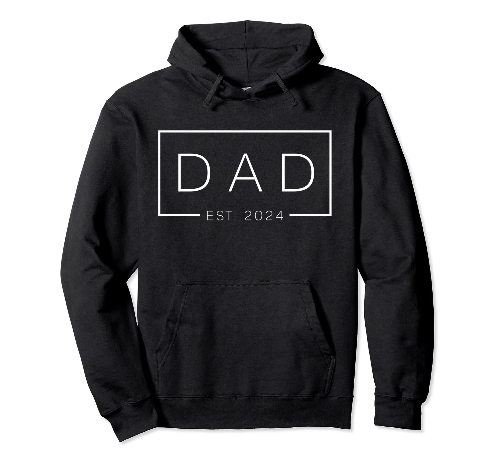 Fathers Day Dad Est 2024 Expect Wife Hoodie - Aesthetic Graphic for Adults - T-Shirt, Sweatshirt, Hoodie