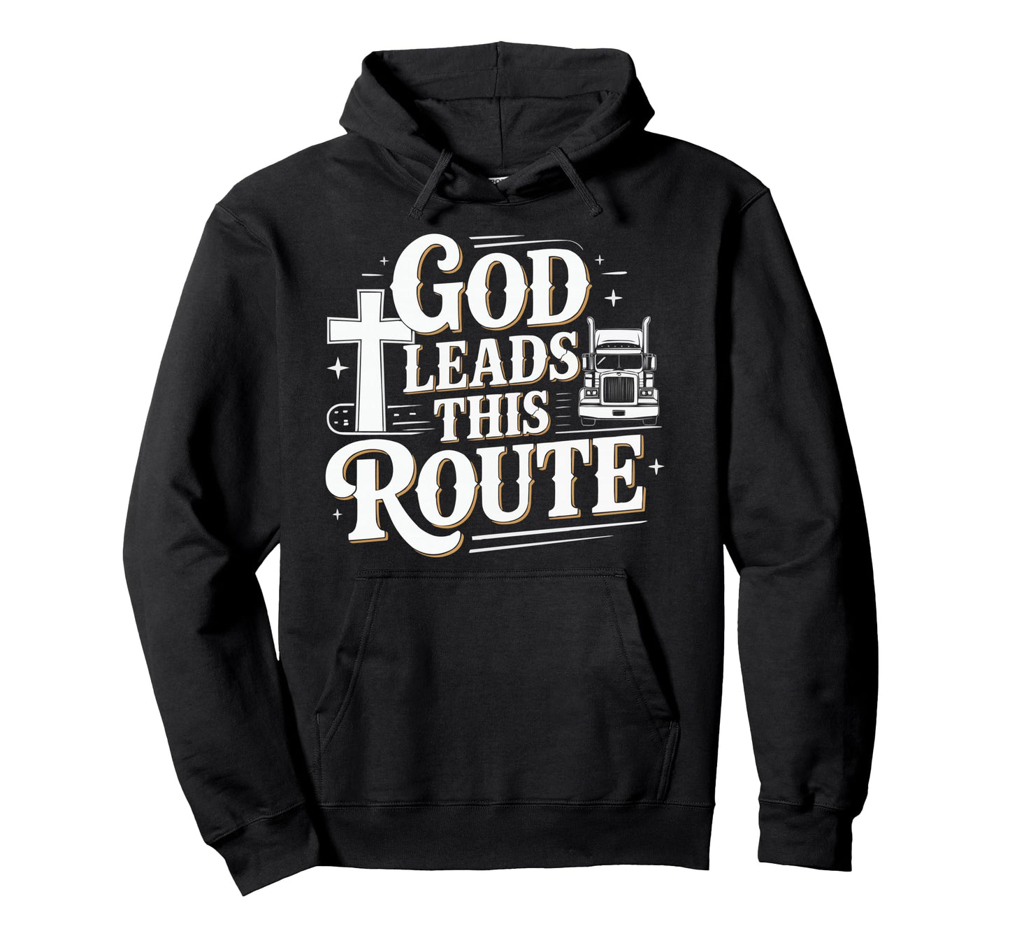 Christian Truck Driver Trucker Hoodie - Casual Everyday Wear for Adults - T-Shirt, Sweatshirt, Hoodie