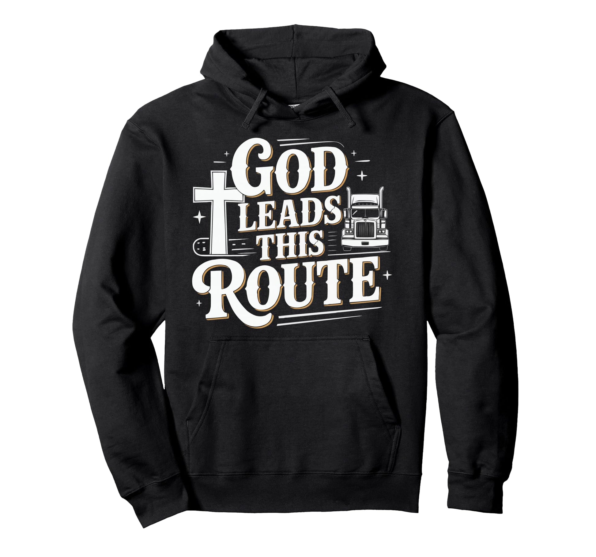 Christian Truck Driver Trucker Hoodie - Casual Everyday Wear for Adults - T-Shirt, Sweatshirt, Hoodie