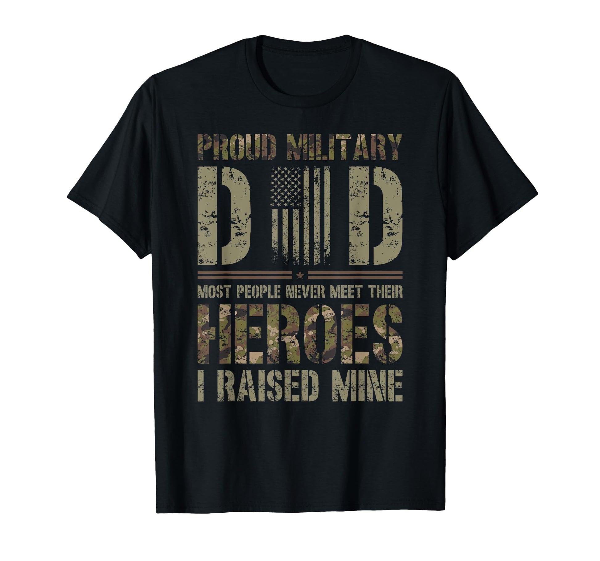 Proud Military Dad Military Father Us T-Shirt - Unique Graphic Men Women - T-Shirt, Sweatshirt, Hoodie