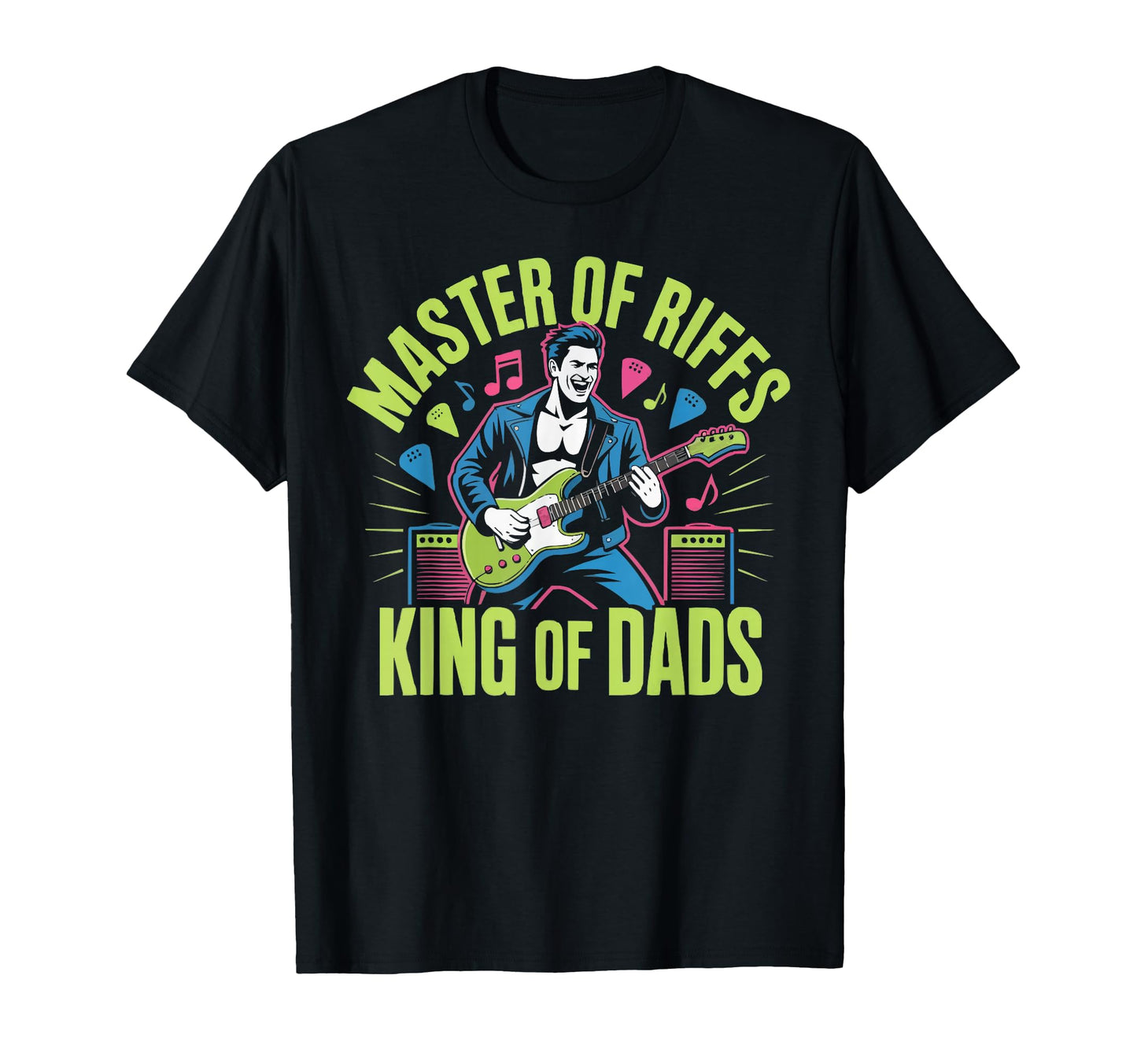 Guitarist Dad Guitar Player Daddy T-Shirt - Graphic Print for Adults - T-Shirt, Sweatshirt, Hoodie