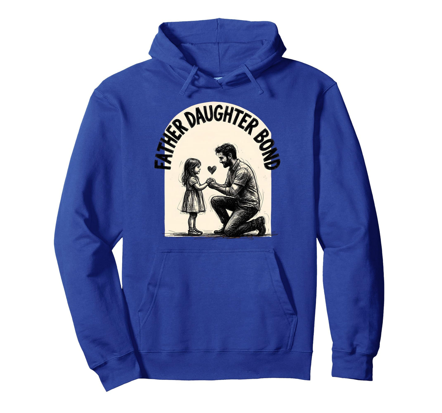 Just Dad And His Father Daughter Bond Hoodie - Minimalist Print Unisex - T-Shirt, Sweatshirt, Hoodie