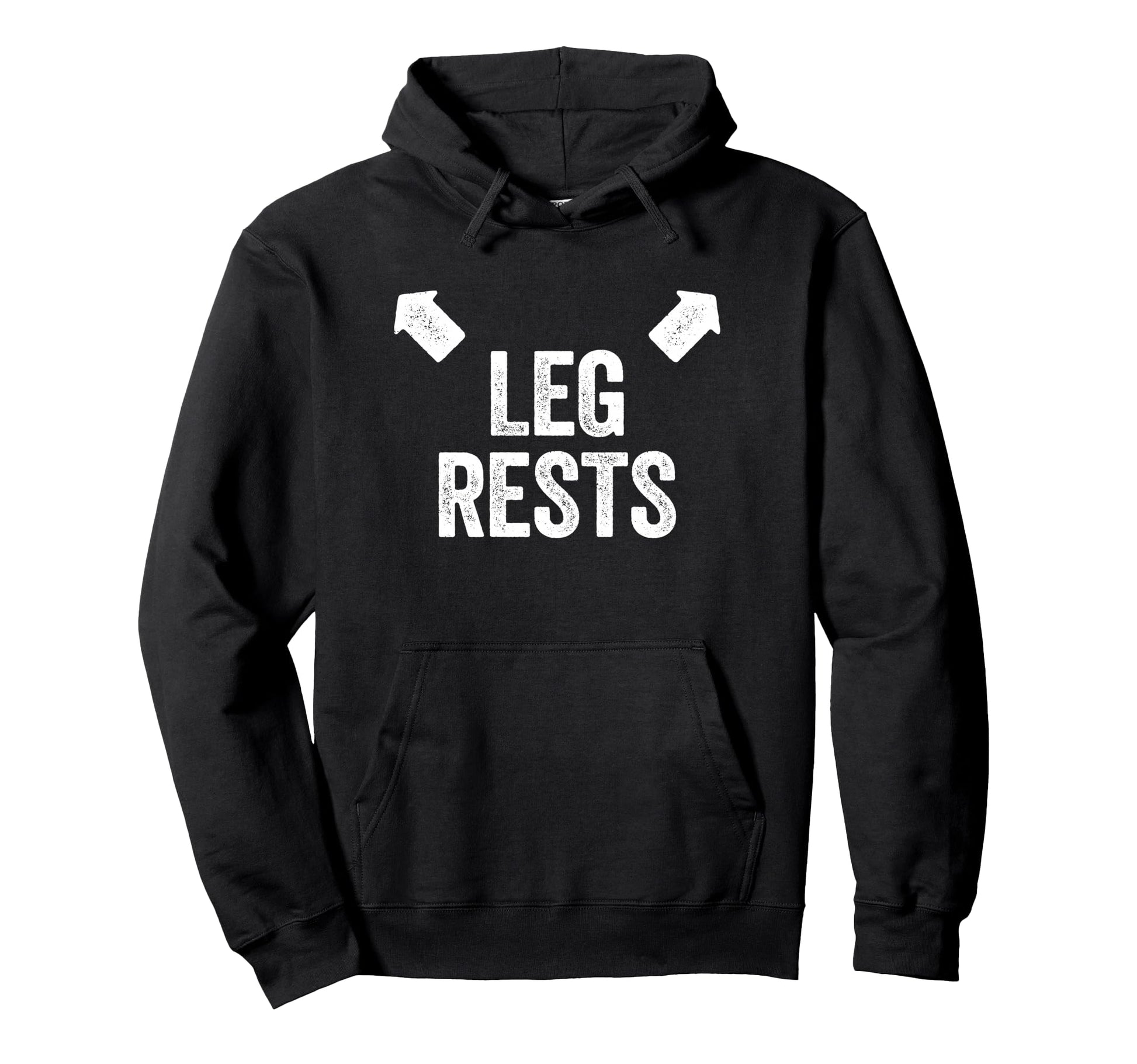 Leg Rests Dad Joke Hoodie - Graphic Print Unisex - T-Shirt, Sweatshirt, Hoodie