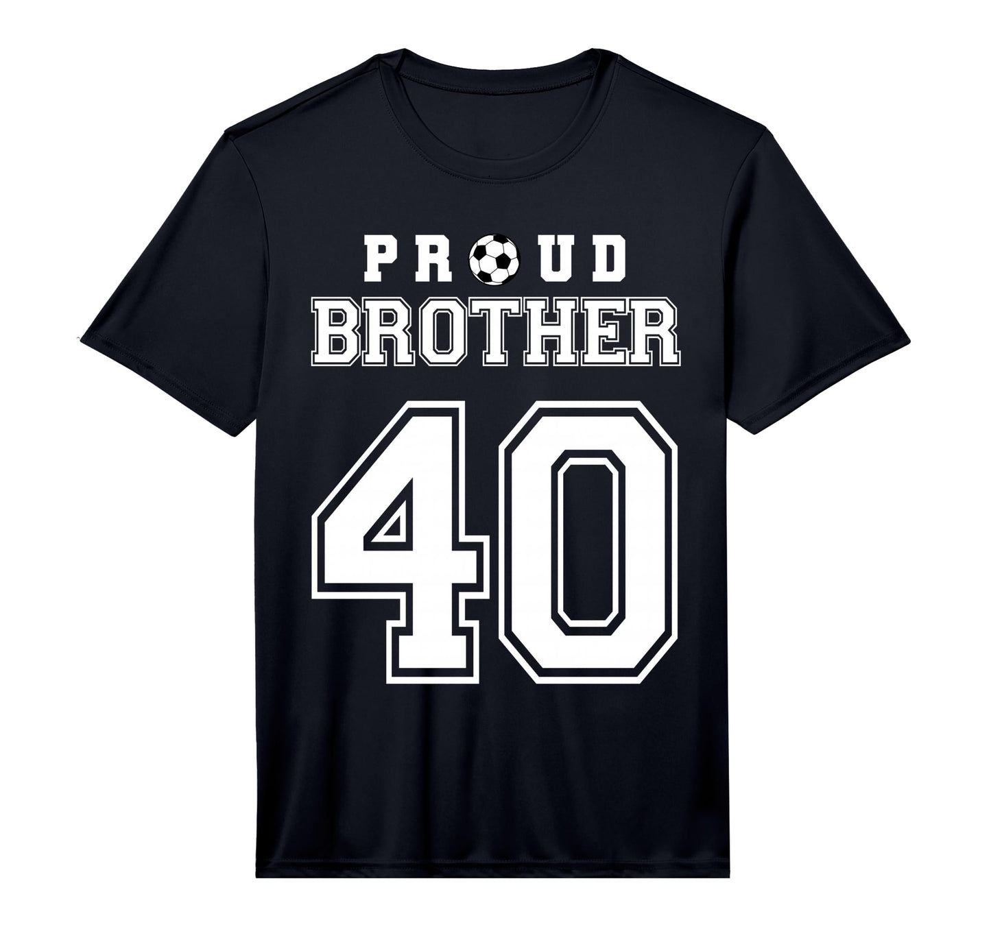 Number 40 Custom Proud Soccer Futbol T-Shirt - Unique Graphic Men Women - T-Shirt, Sweatshirt, Hoodie