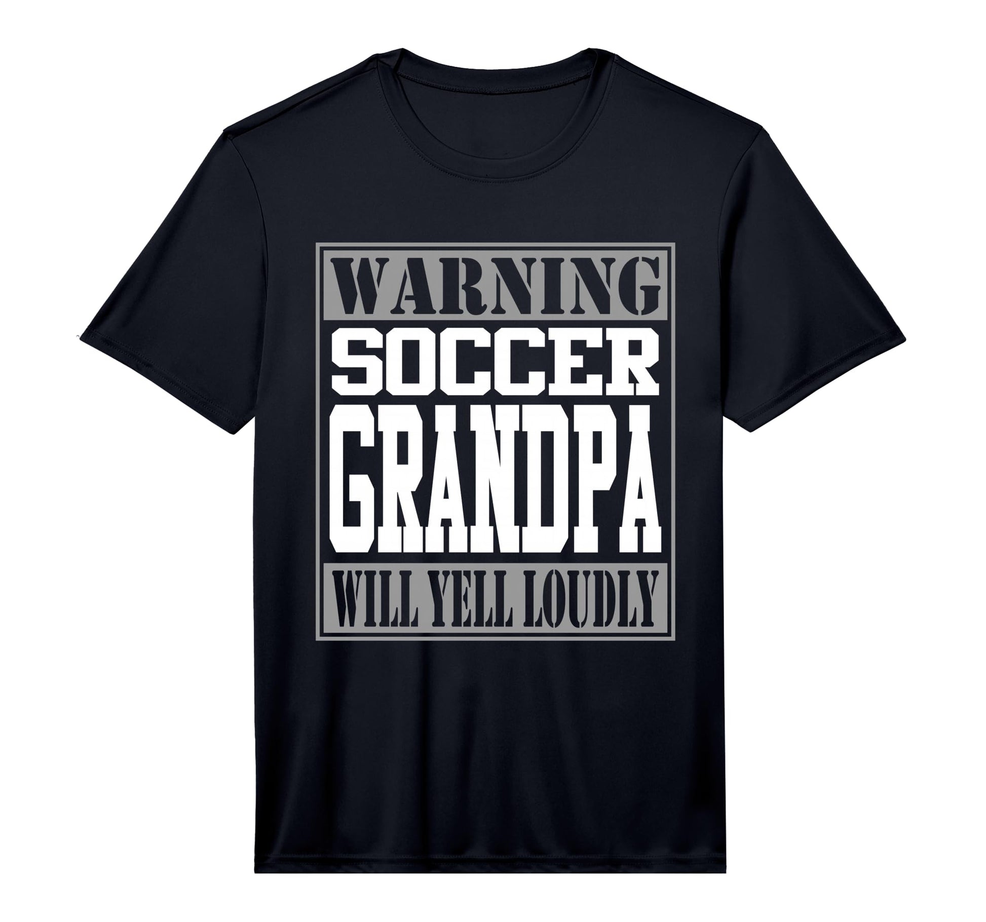 Soccer Grandpa Warning Loud Supporter Funny T-Shirt - Graphic Print Unisex - T-Shirt, Sweatshirt, Hoodie