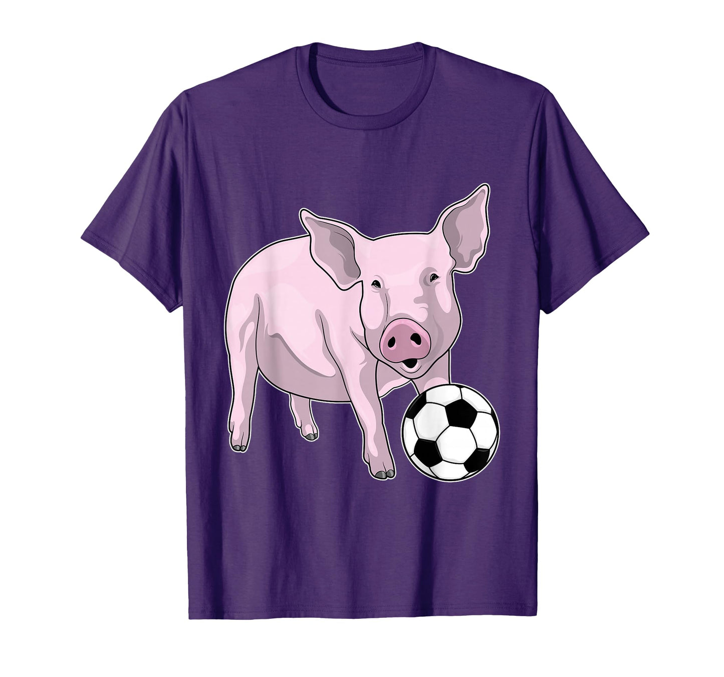 Pig Soccer Player Soccer Sports T-Shirt - Casual Everyday Wear for Adults - T-Shirt, Sweatshirt, Hoodie