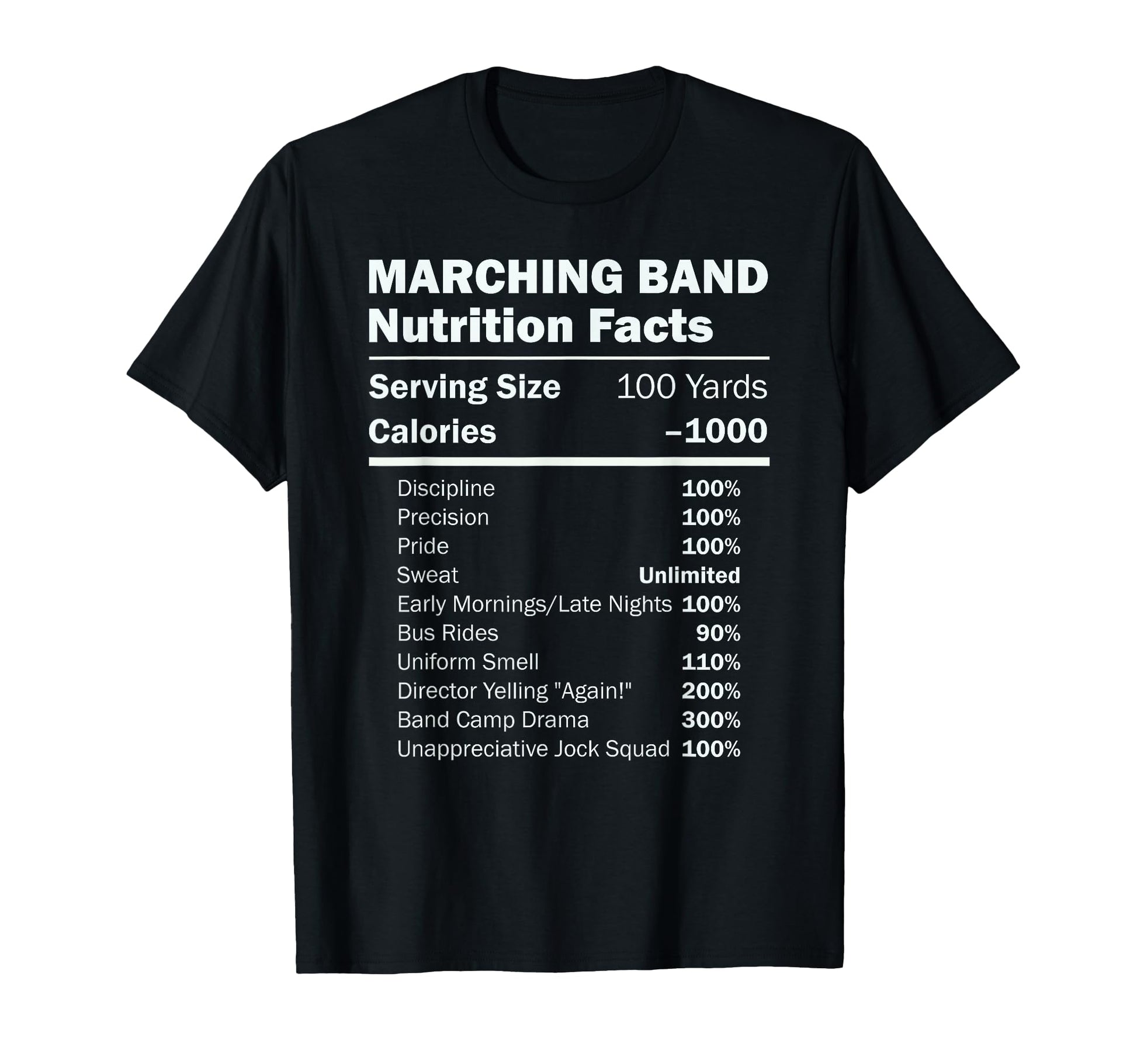 Funny Marching Band T-Shirt - Graphic Print for Adults - T-Shirt, Sweatshirt, Hoodie