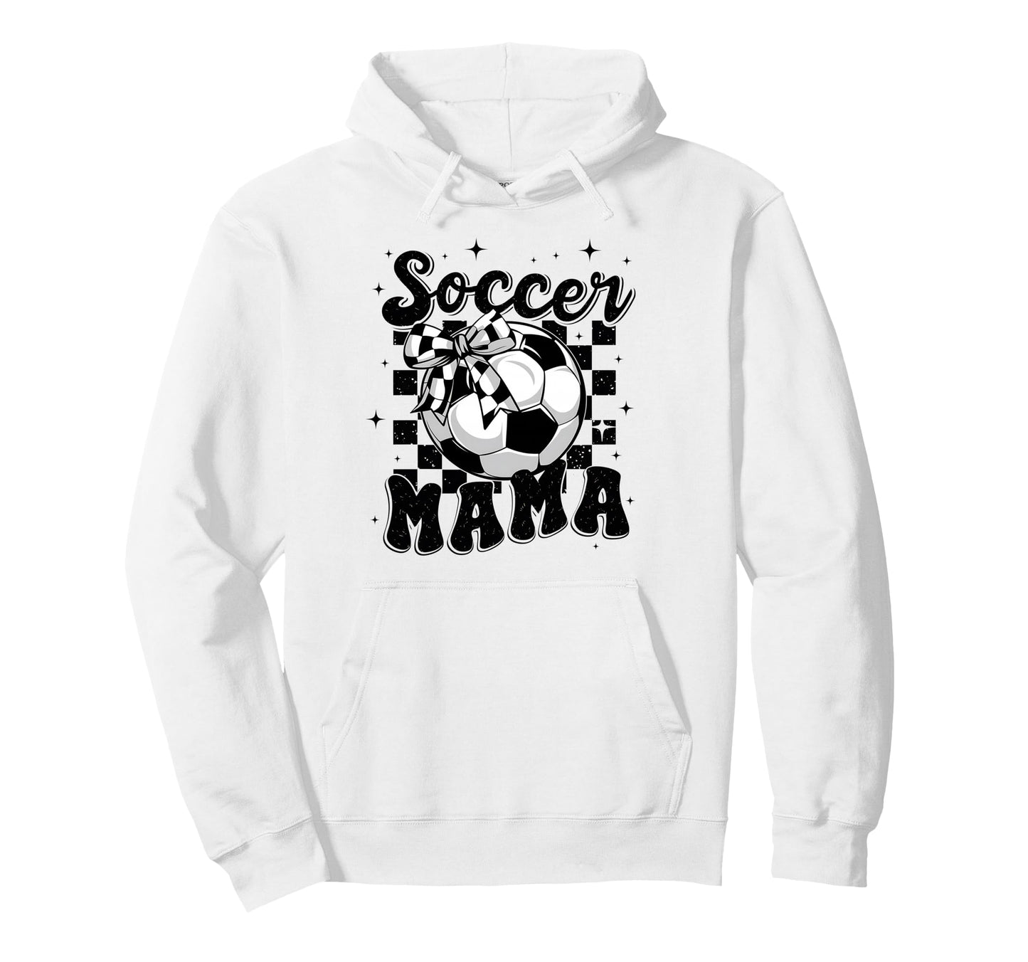 Soccer Mama Mother Mommy Preppy Hoodie - Casual Everyday Wear for Adults - T-Shirt, Sweatshirt, Hoodie