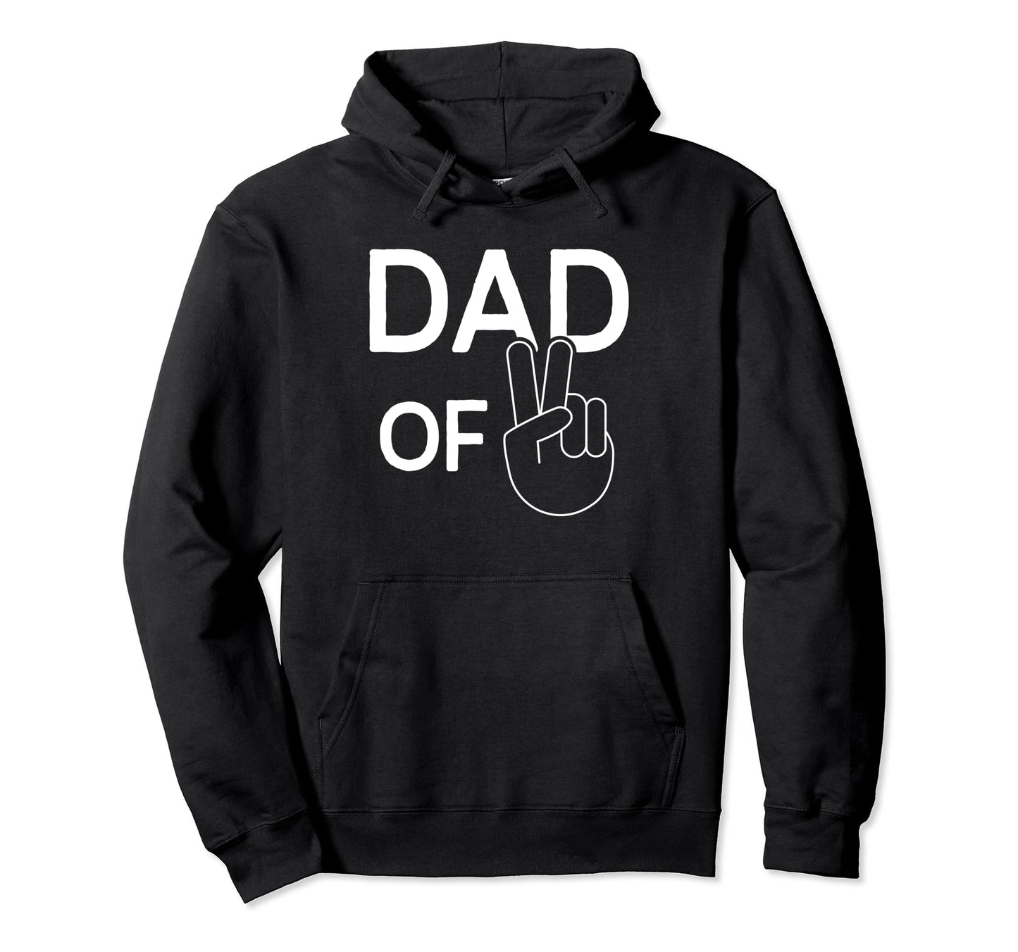 Twin Dad Two Father Twins Hoodie - Graphic Print Men Women - T-Shirt, Sweatshirt, Hoodie