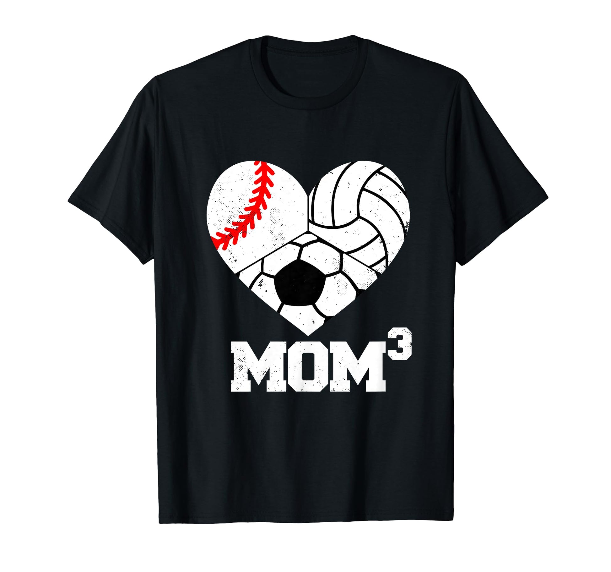 Mom Cubed Mom3 Mom Three Baseball T-Shirt - Aesthetic Graphic Men Women - T-Shirt, Sweatshirt, Hoodie