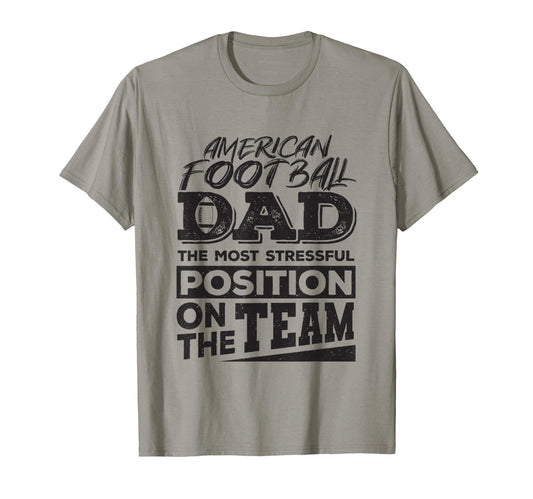 American Football Dad American T-Shirt - Trendy Graphic for Adults - T-Shirt, Sweatshirt, Hoodie