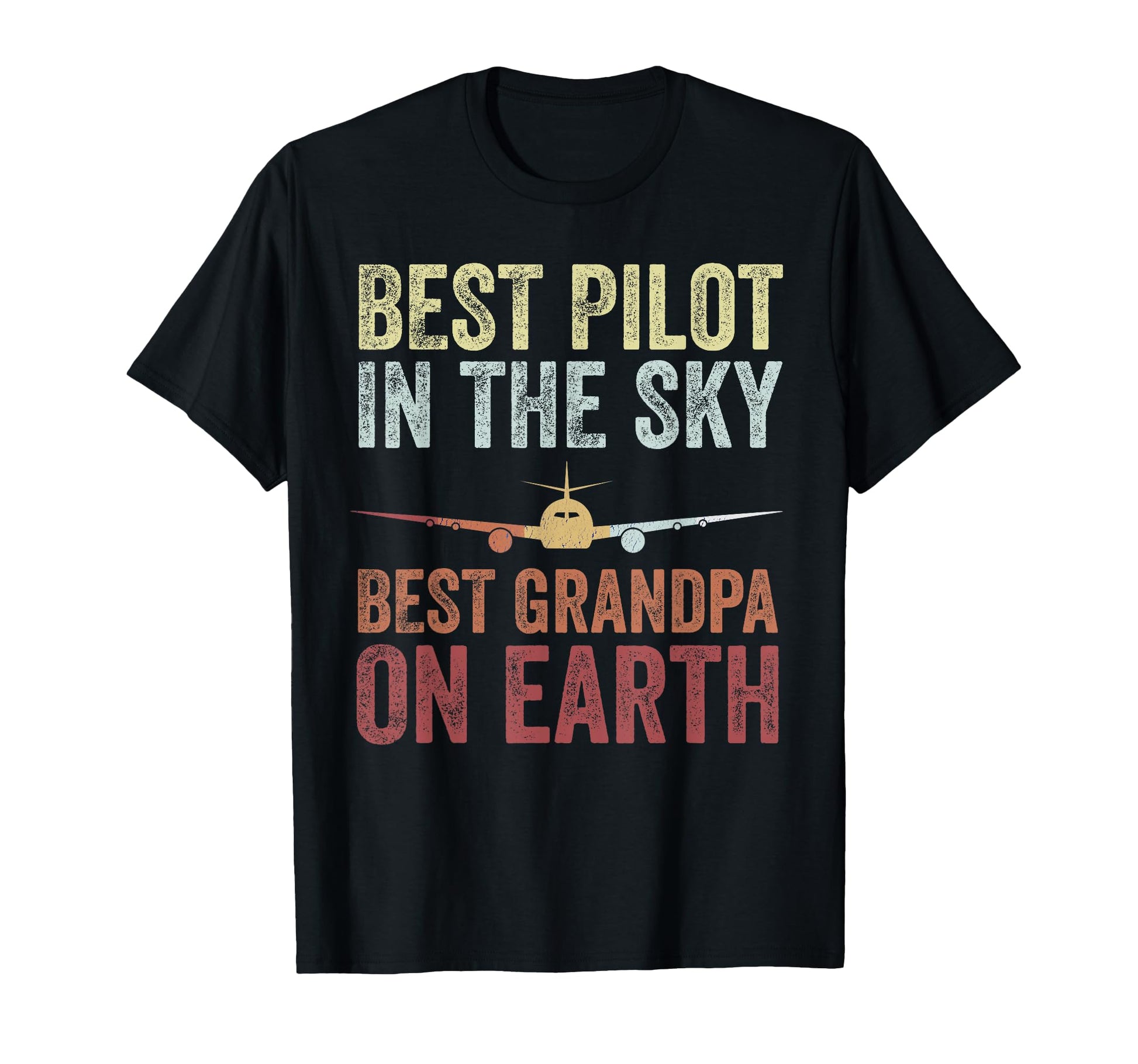 Pilot Grandpa Funny Flying Grandpa T-Shirt - Custom Art Print for Adults - T-Shirt, Sweatshirt, Hoodie