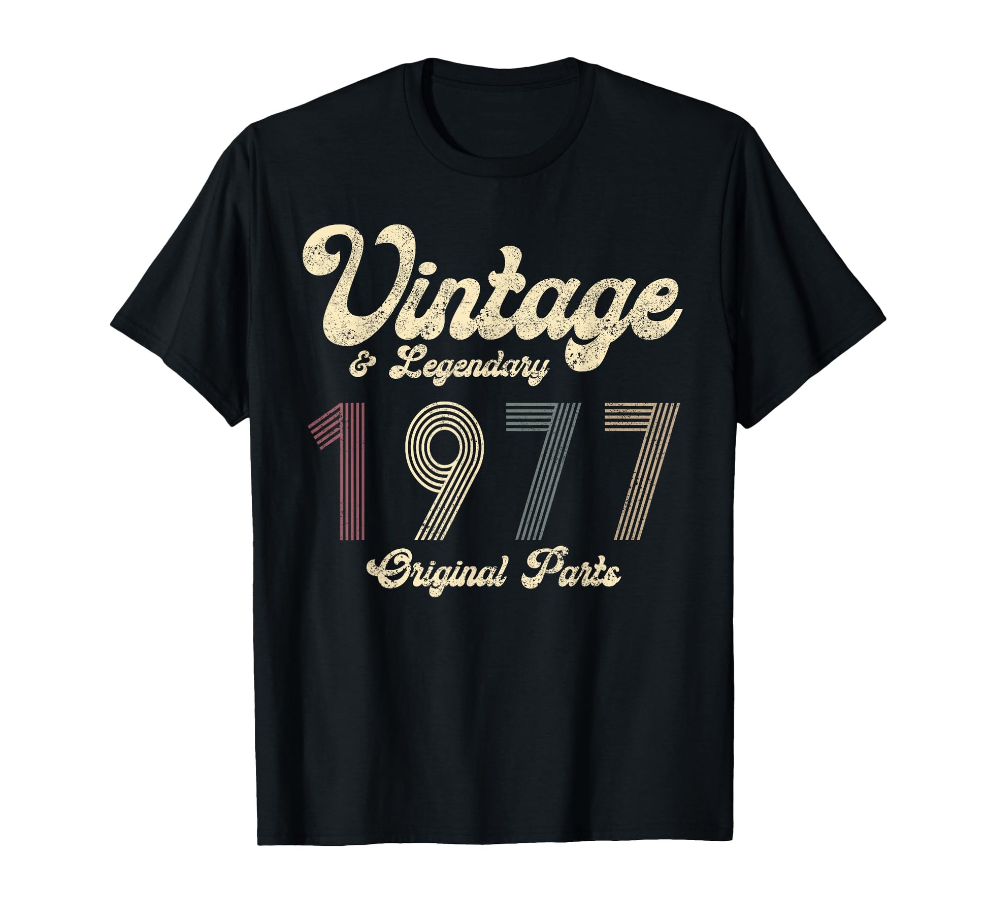 1977 T Shirts Letter Birthday T-Shirt - Fun Novelty Design for Adults - T-Shirt, Sweatshirt, Hoodie