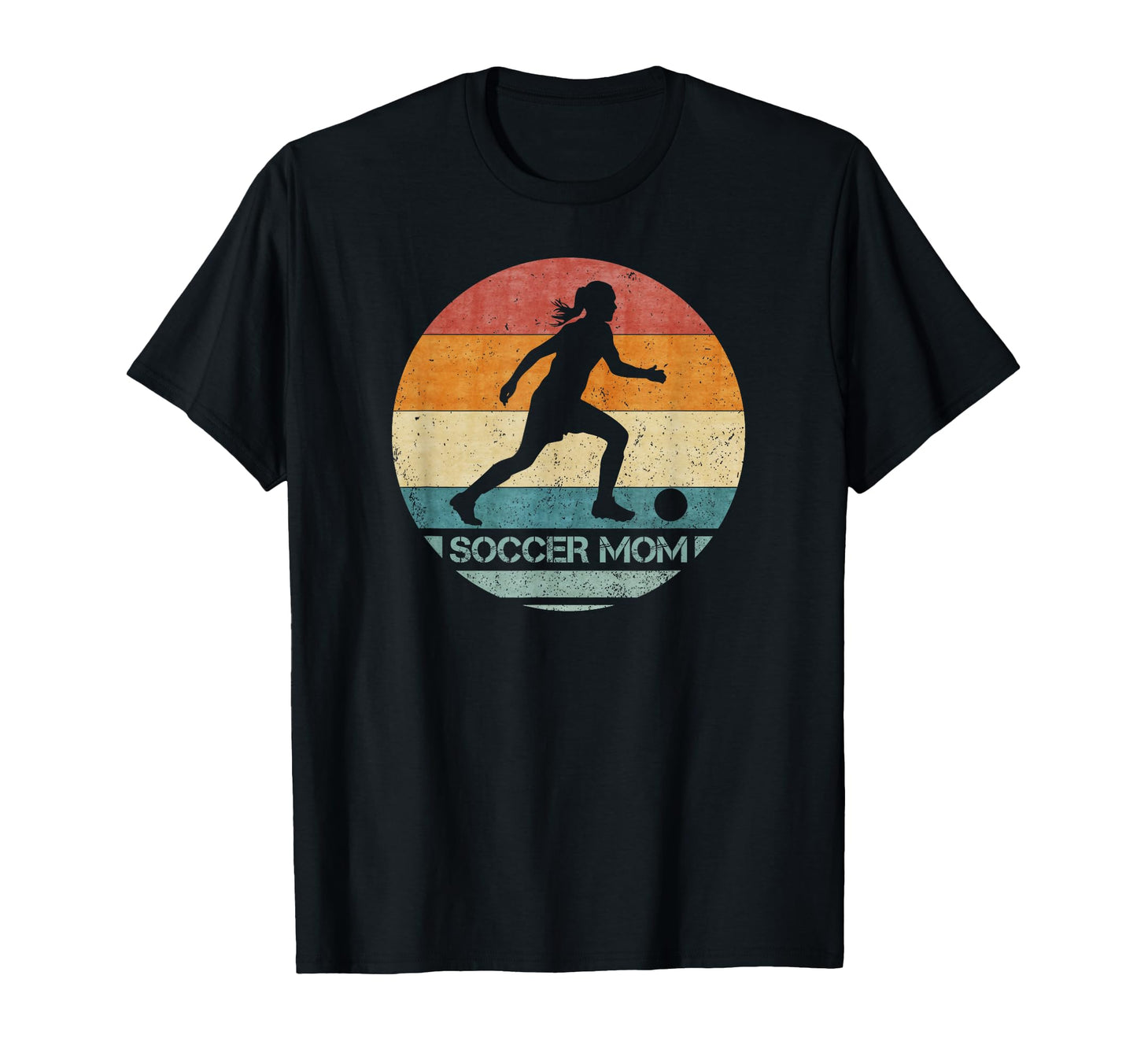 Proud Soccer Mom Football Silhouette T-Shirt - Graphic Print for Adults - T-Shirt, Sweatshirt, Hoodie