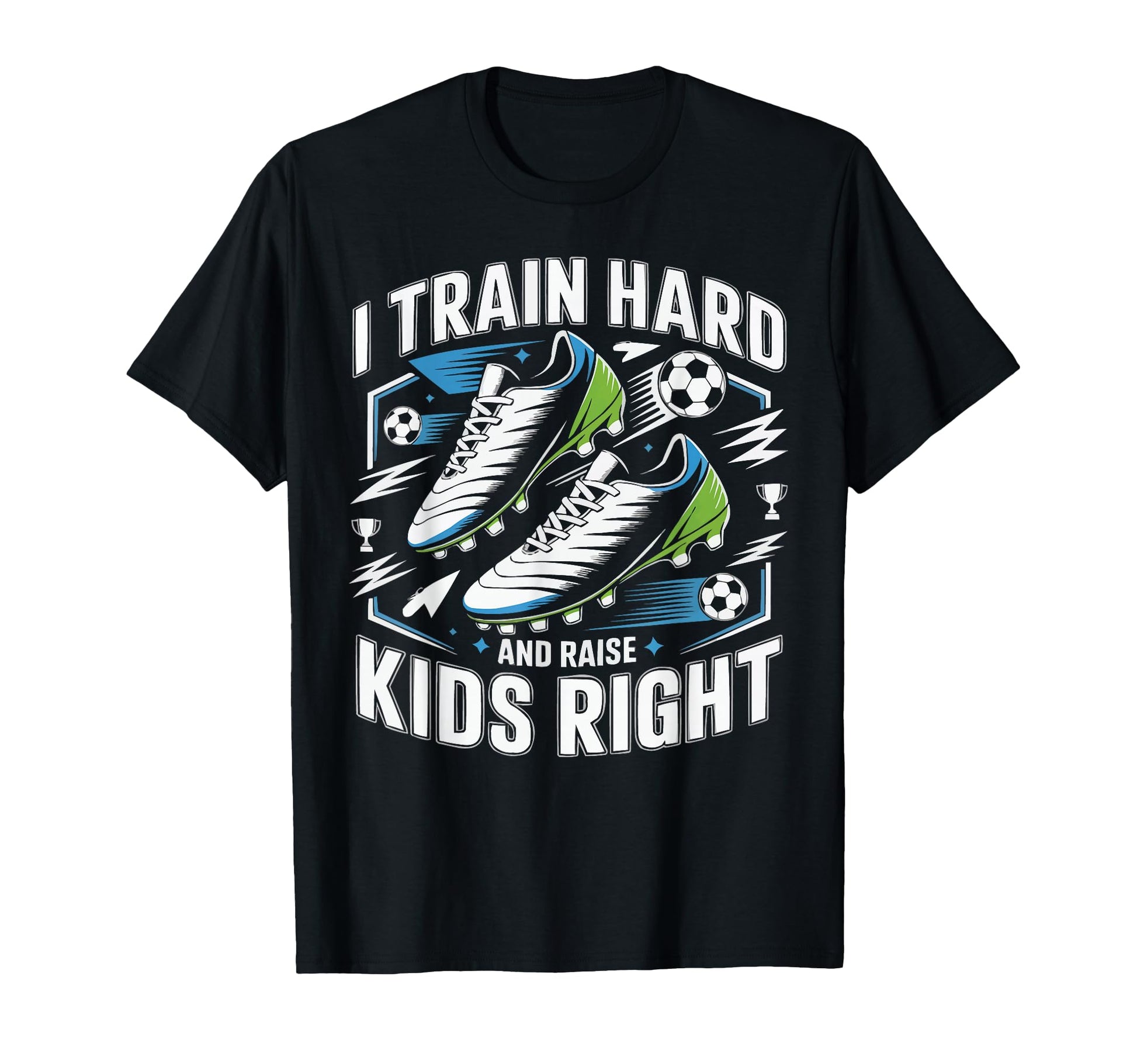 Soccer Player Soccer Dad Kick Sport T-Shirt - Custom Art Print for Adults - T-Shirt, Sweatshirt, Hoodie
