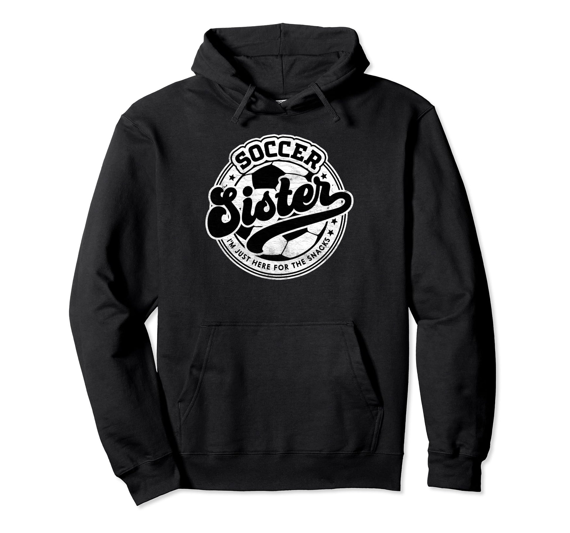 Soccer Sister Sis Family Matching Hoodie - Casual Everyday Wear Unisex - T-Shirt, Sweatshirt, Hoodie