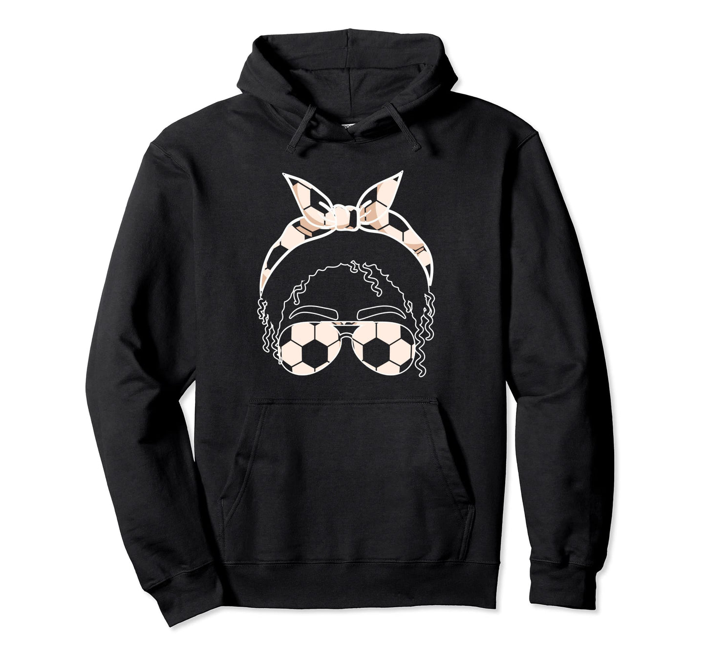 Soccer Ball Sunglasses Soccer Hoodie - Minimalist Print Unisex - T-Shirt, Sweatshirt, Hoodie