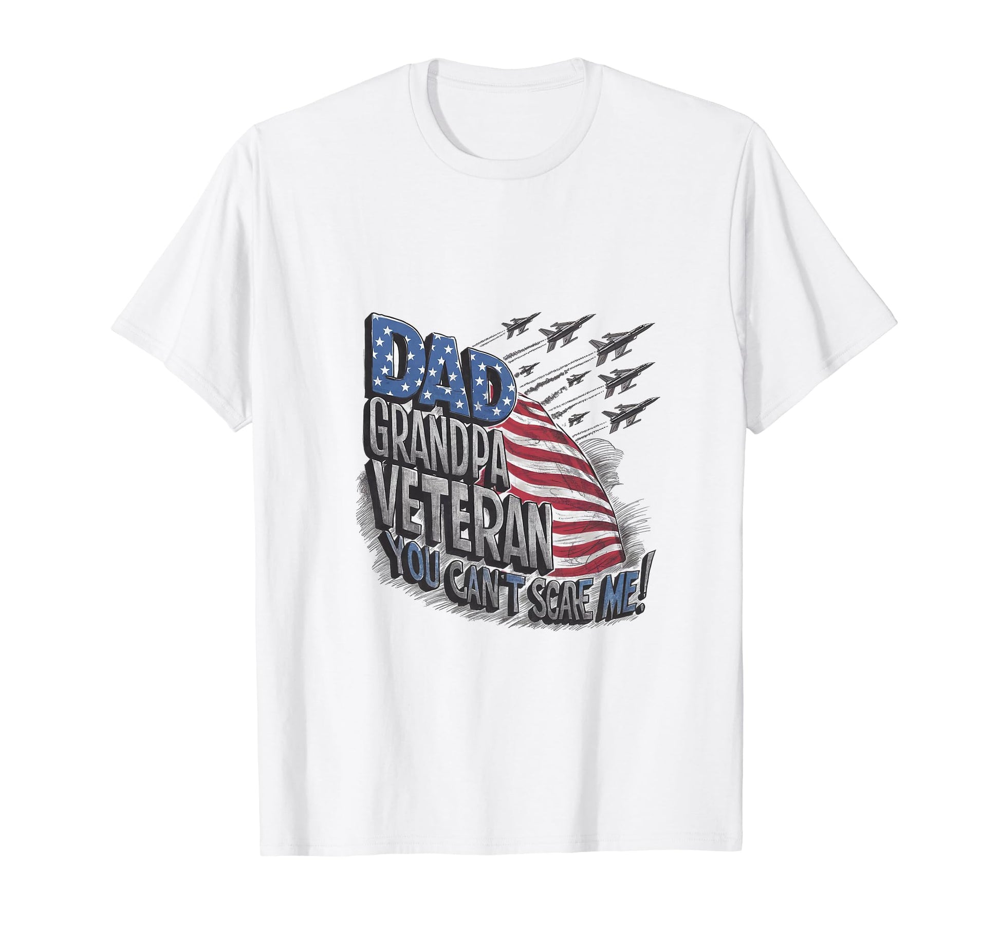 Patriotic Veteran Dad Grandpa Usa T-Shirt - Casual Everyday Wear Unisex - T-Shirt, Sweatshirt, Hoodie