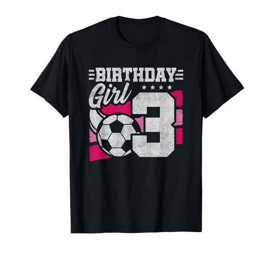 3 Year Old Birthday Soccer Party 3Rd T-Shirt - Novelty Apparel Men Women - T-Shirt, Sweatshirt, Hoodie