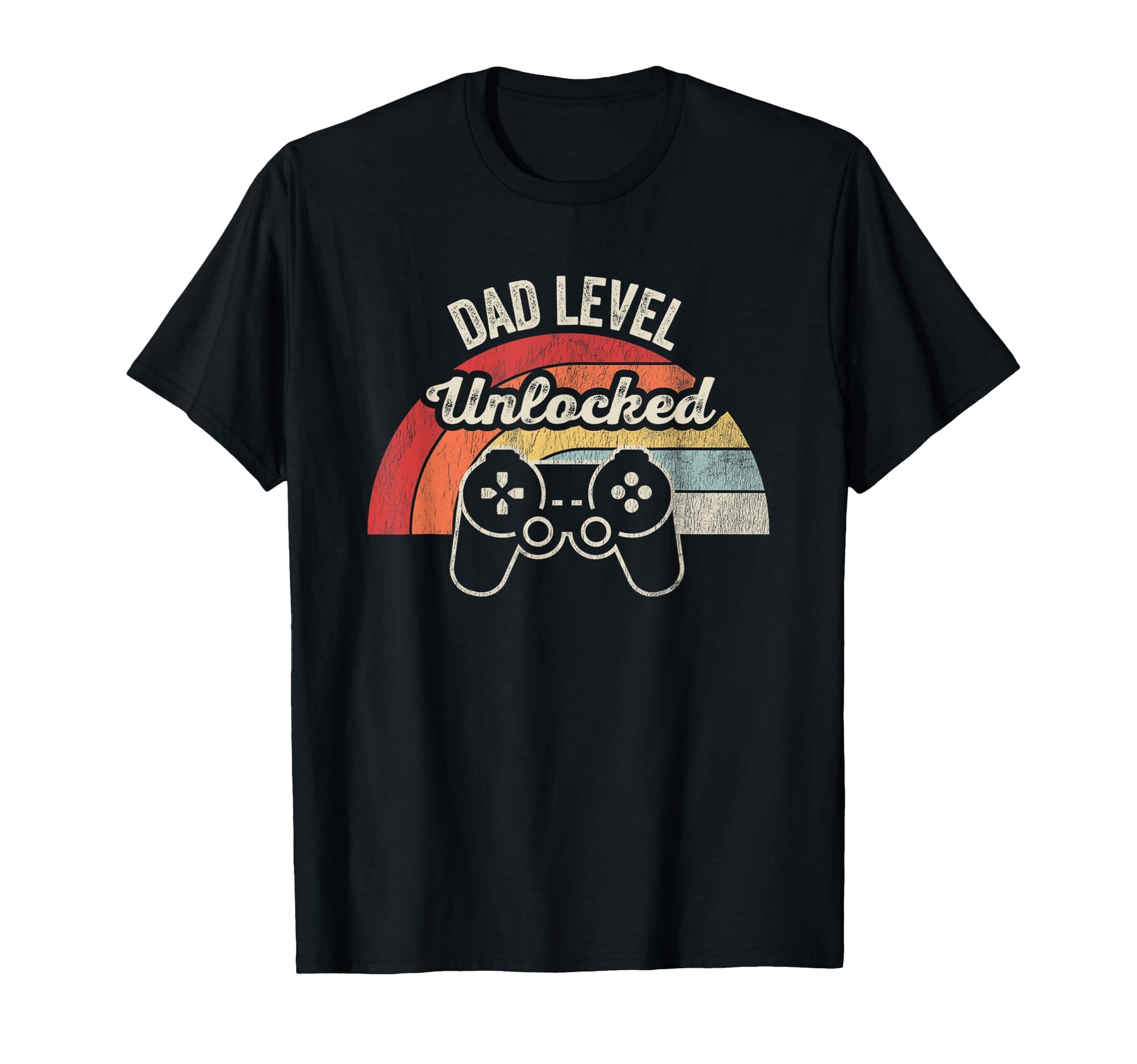 Dad Level Unlocked Gamer Controller T-Shirt - Aesthetic Graphic Men Women - T-Shirt, Sweatshirt, Hoodie
