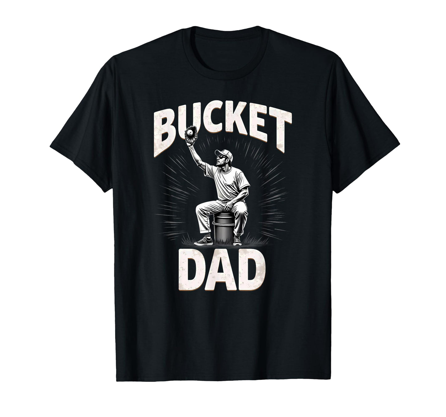 Softball Daddy Fathers Day From Sweatshirt - Fun Novelty Design Men Women - T-Shirt, Sweatshirt, Hoodie
