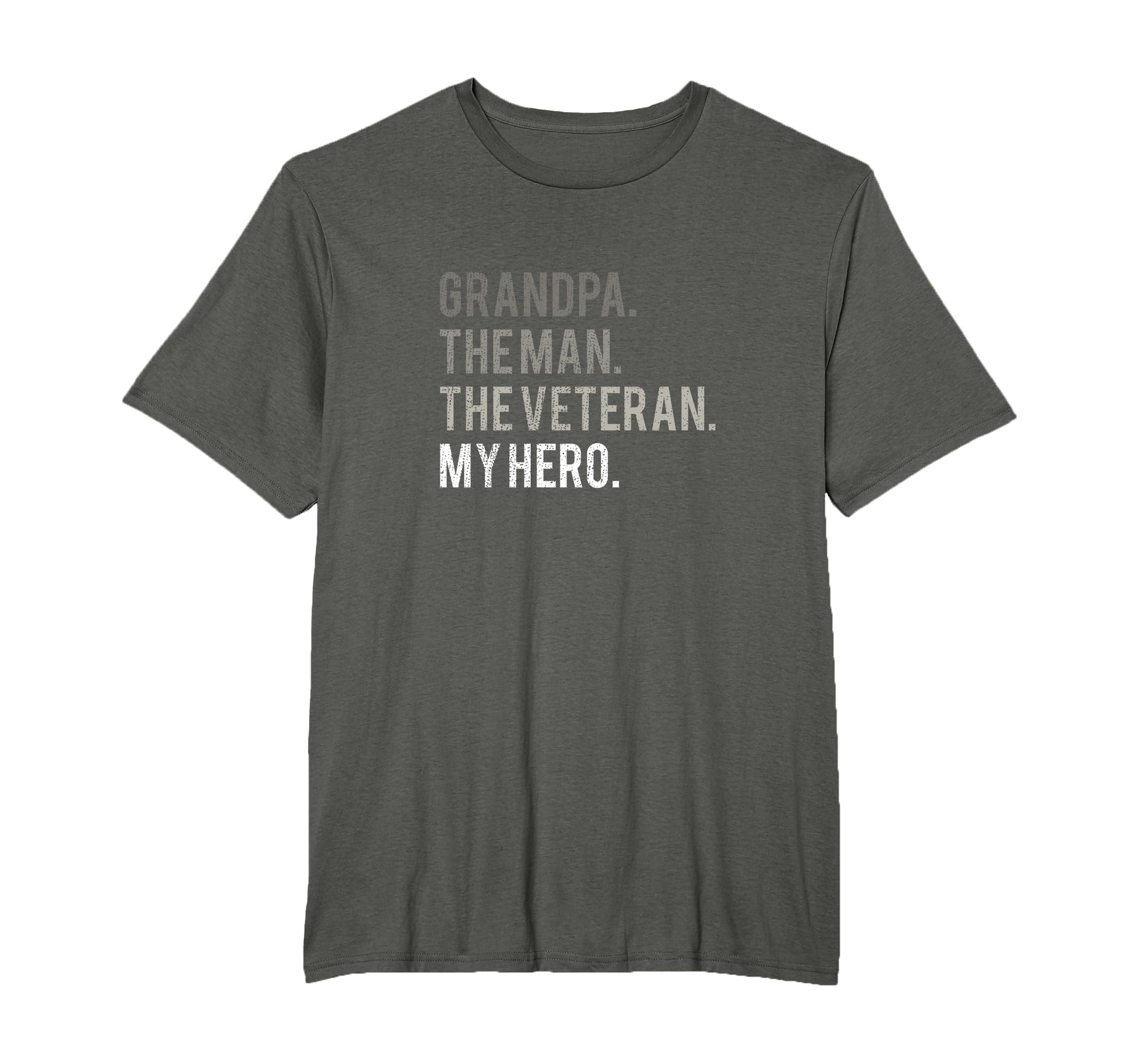 Grandpa Veteran My Hero Dad T-Shirt - Unique Graphic Unisex - T-Shirt, Sweatshirt, Hoodie