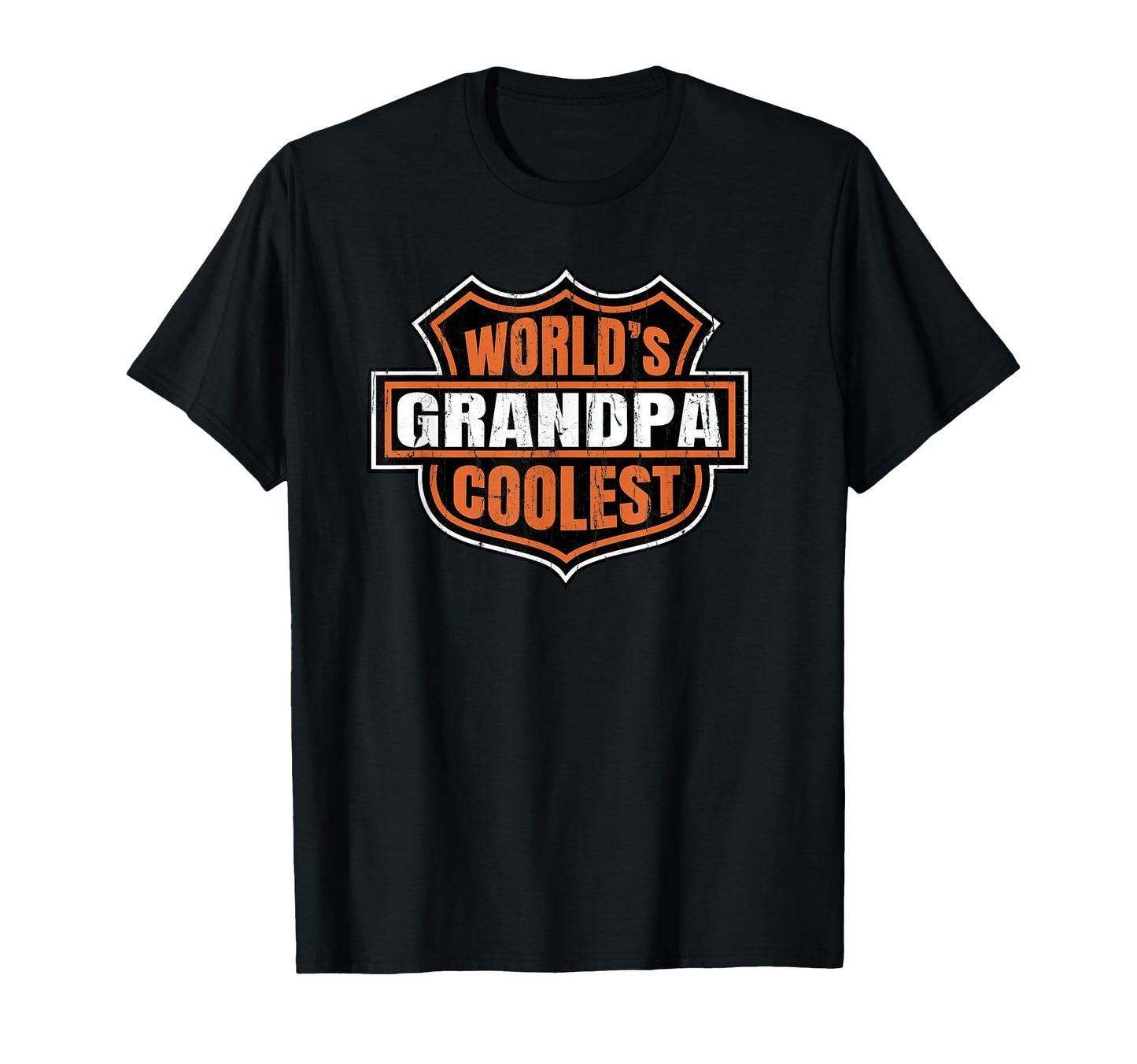 Worlds Coolest Grandpa Motorcycle T-Shirt - Aesthetic Graphic for Adults - T-Shirt, Sweatshirt, Hoodie