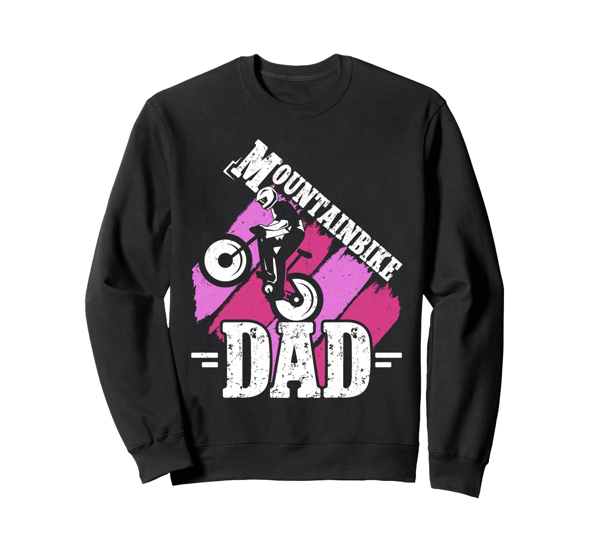 Mountain Bike Dad Mountain Biking Sweatshirt - Custom Art Print for Adults - T-Shirt, Sweatshirt, Hoodie