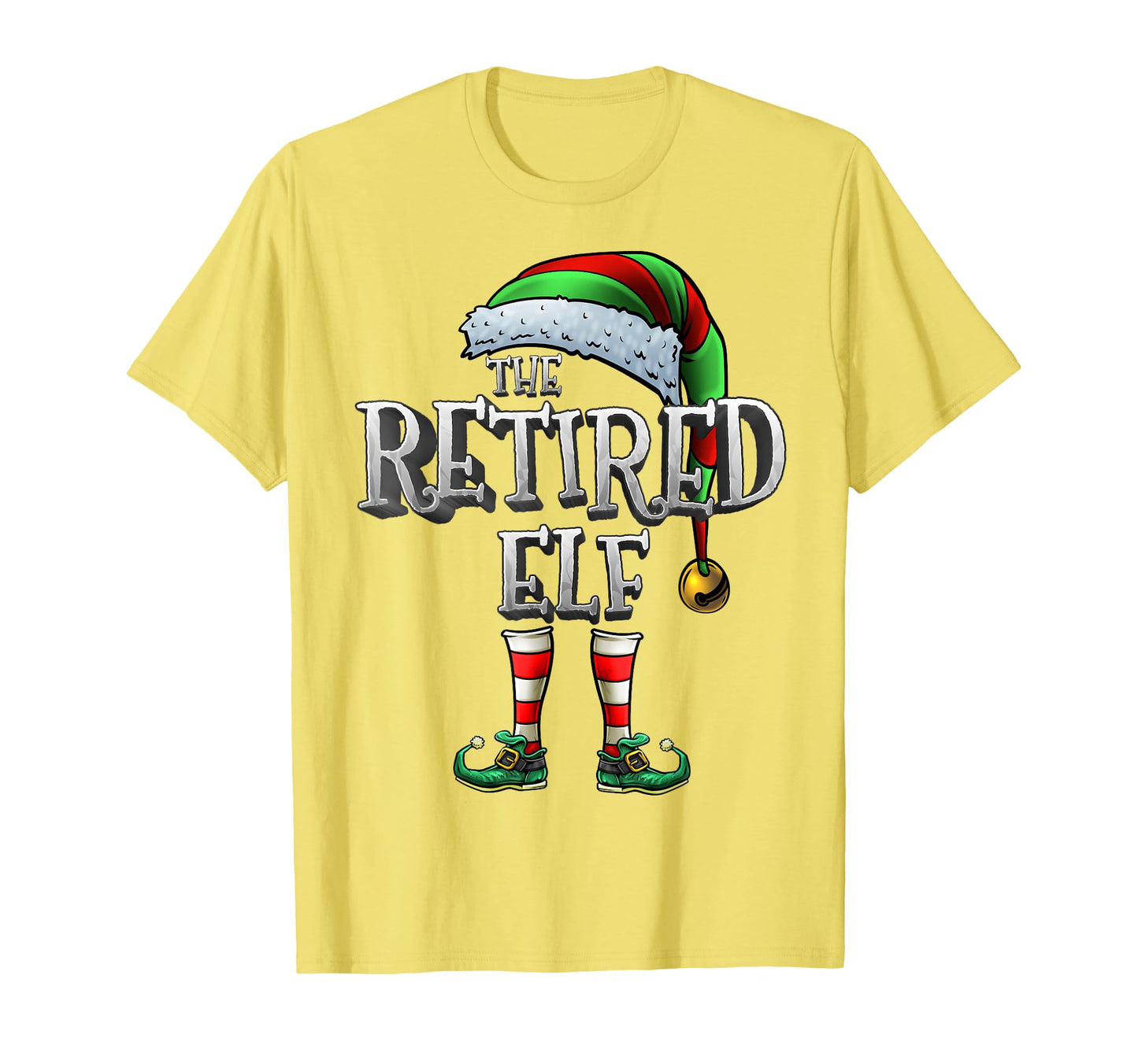 Retired Elf Matching Family Retired T-Shirt - Minimalist Print for Adults - T-Shirt, Sweatshirt, Hoodie