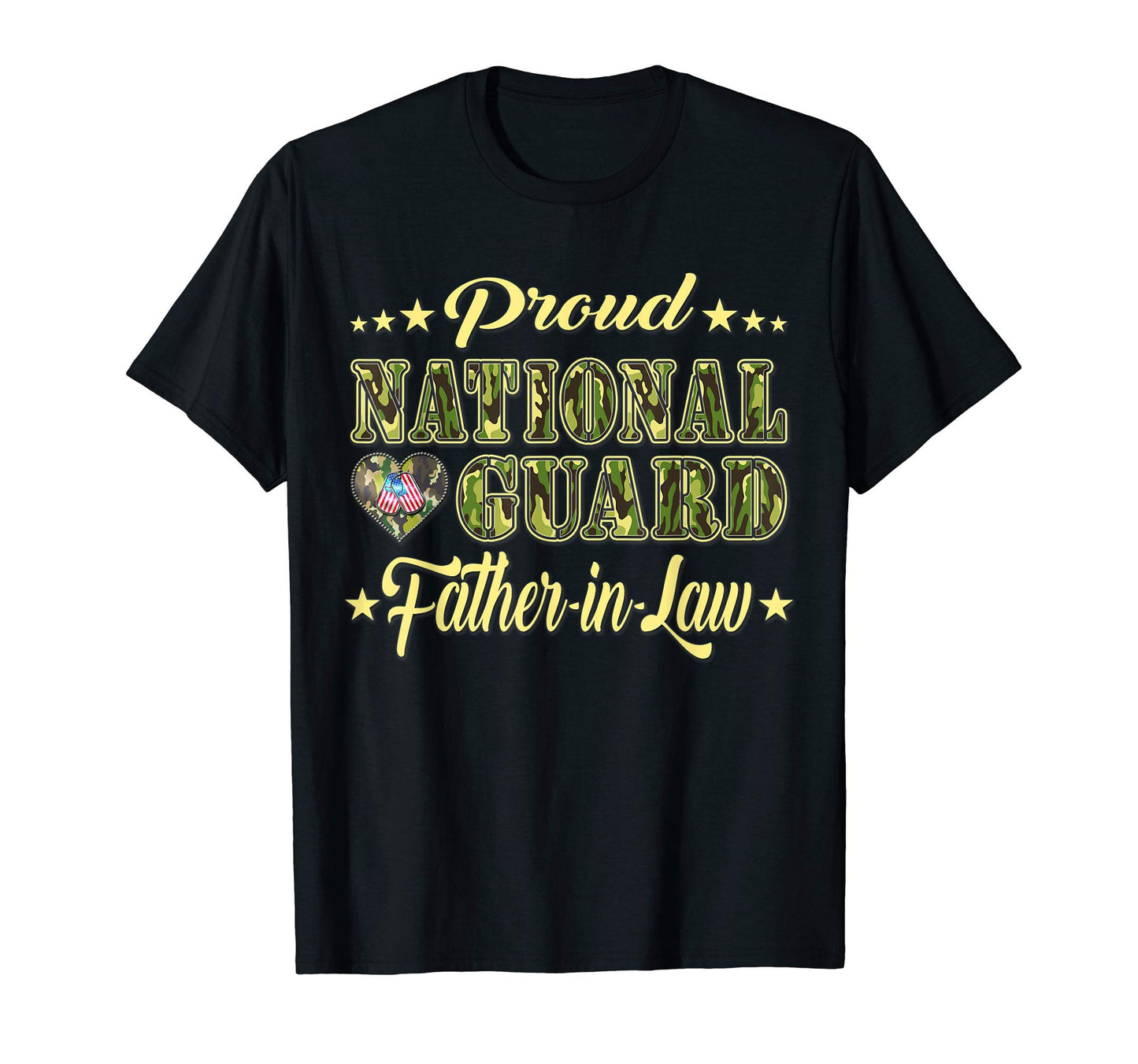 Mens Proud National Guard Father Law Dog T-Shirt - Novelty Apparel Unisex - T-Shirt, Sweatshirt, Hoodie