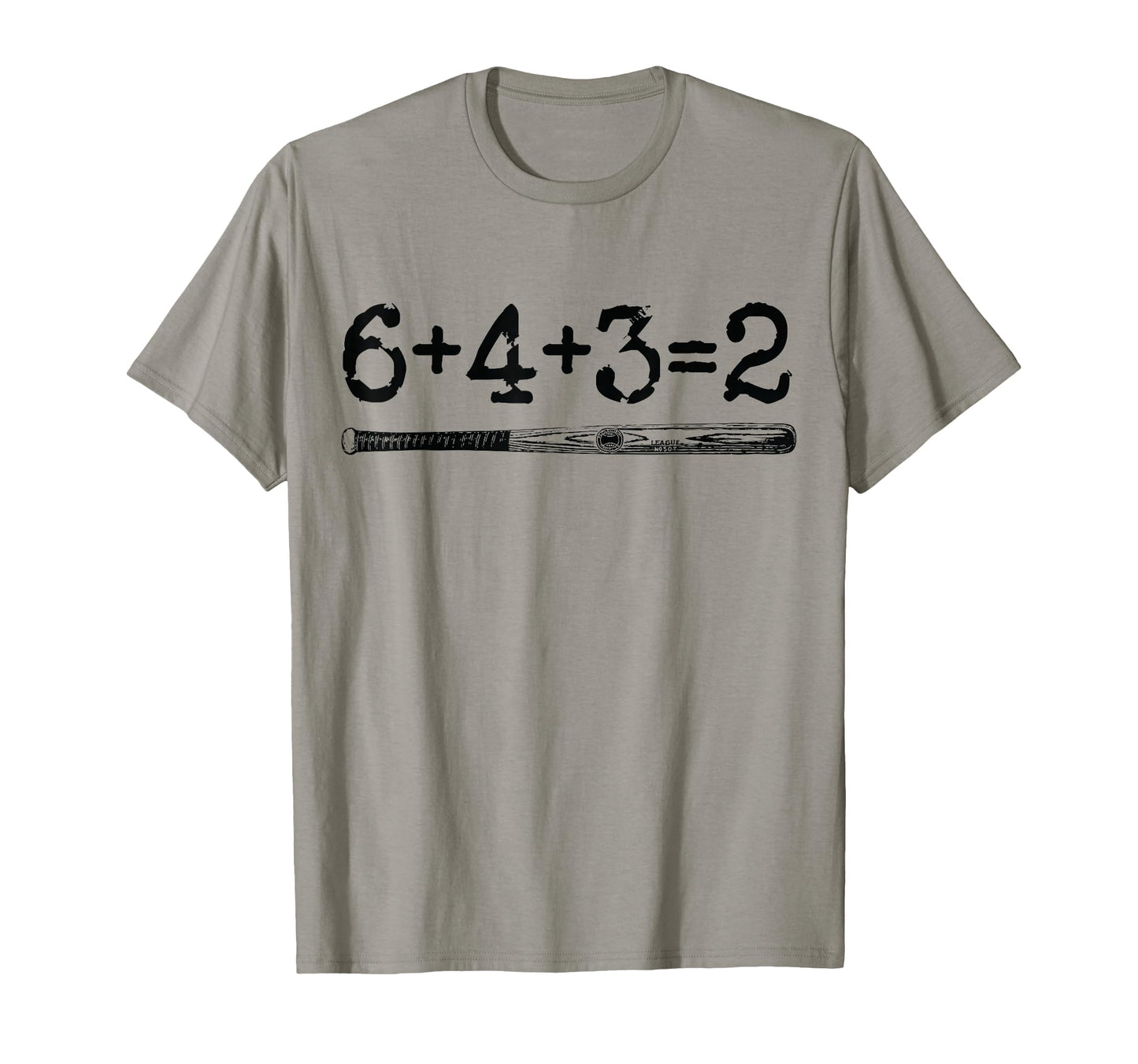Double Play 6 4 3 2 Baseball Math T-Shirt - Novelty Apparel Men Women - T-Shirt, Sweatshirt, Hoodie