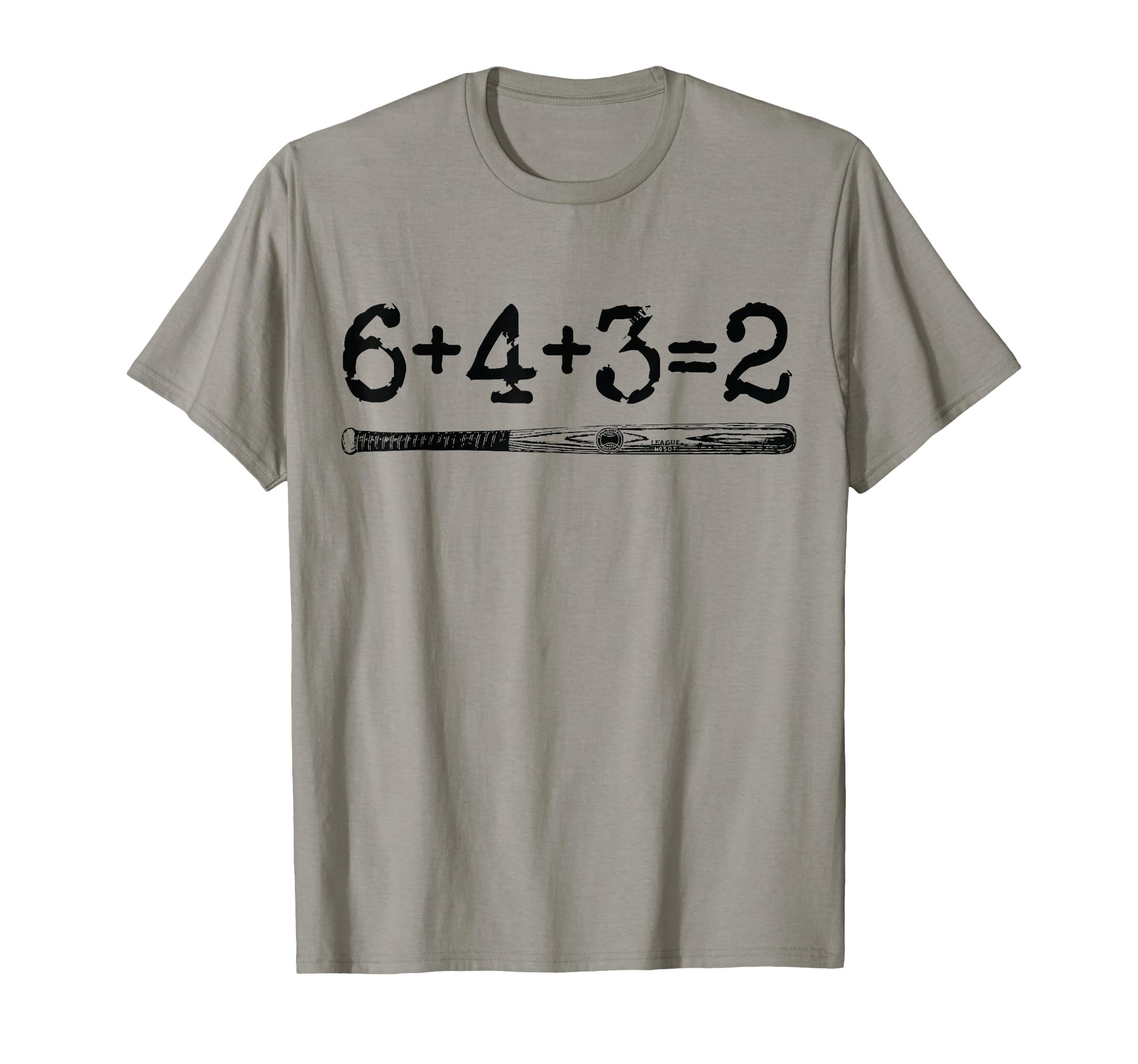 Double Play 6 4 3 2 Baseball Math T-Shirt - Novelty Apparel Men Women - T-Shirt, Sweatshirt, Hoodie