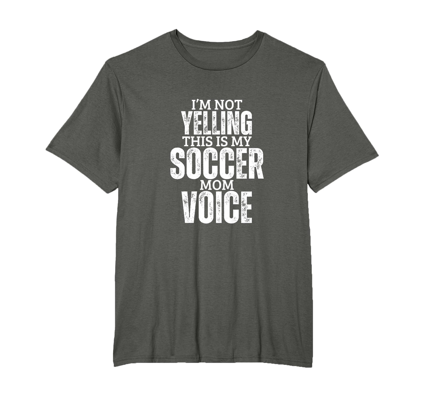 Soccer Mom Voice Funny Mother Soccer T-Shirt - Custom Art Print for Adults - T-Shirt, Sweatshirt, Hoodie