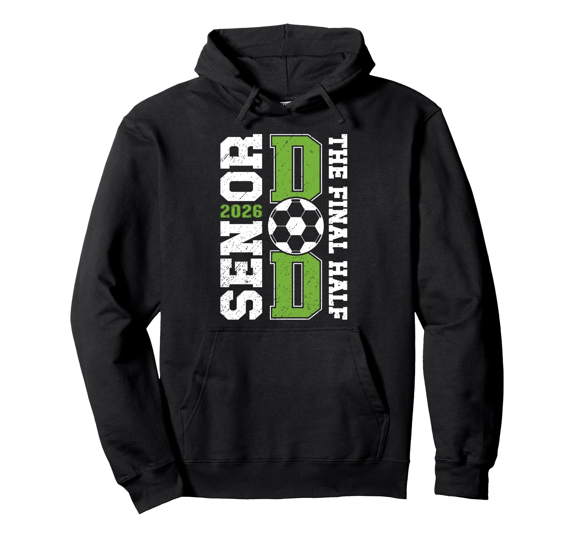 Soccer Senior Dad 2026 Proud Soccer Hoodie - Custom Art Print for Adults - T-Shirt, Sweatshirt, Hoodie