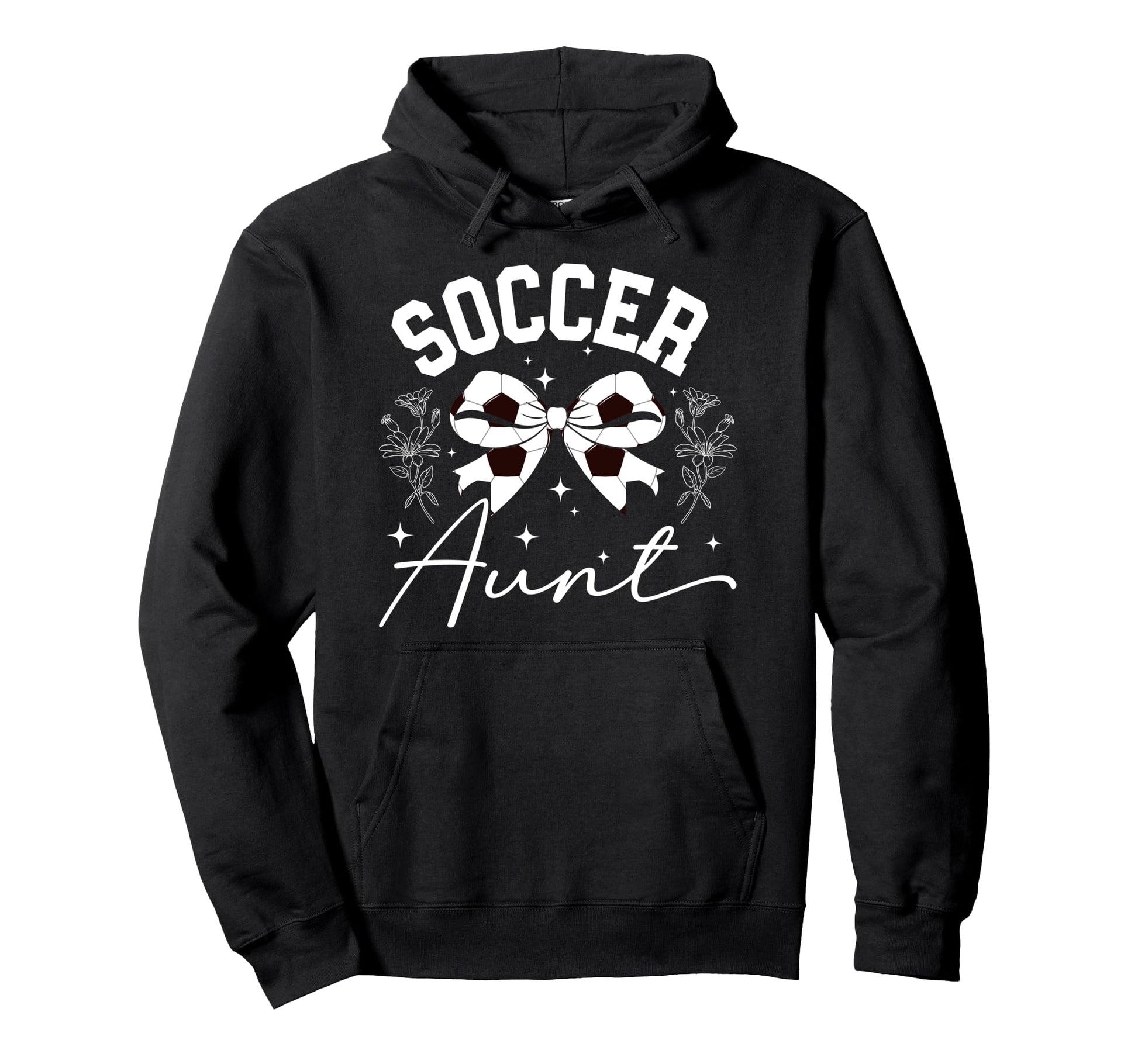 Soccer Aunt Coquette Soccer Player Aunt Hoodie - Fun Novelty Design Unisex - T-Shirt, Sweatshirt, Hoodie