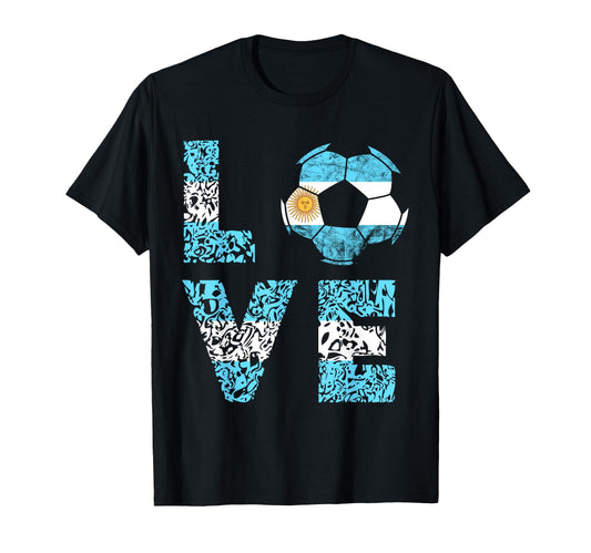Argentina Soccer Team Argentina Love T-Shirt - Novelty Apparel Men Women - T-Shirt, Sweatshirt, Hoodie