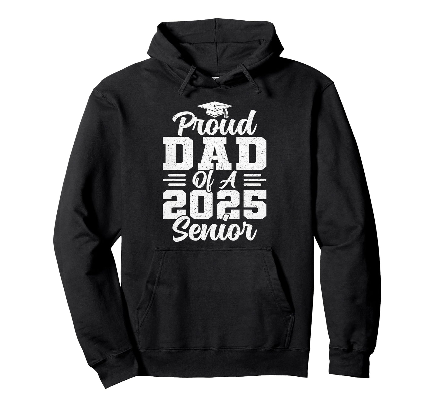 Proud Dad 2025 Senior Graduate Sweatshirt - Custom Art Print Unisex - T-Shirt, Sweatshirt, Hoodie