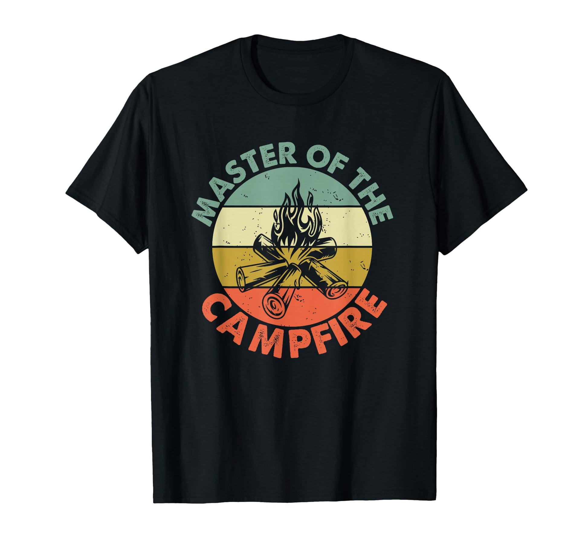 Master Campfire Dad Camping Camping Dad Gift T-Shirt - Graphic Print Unisex - T-Shirt, Sweatshirt, Hoodie